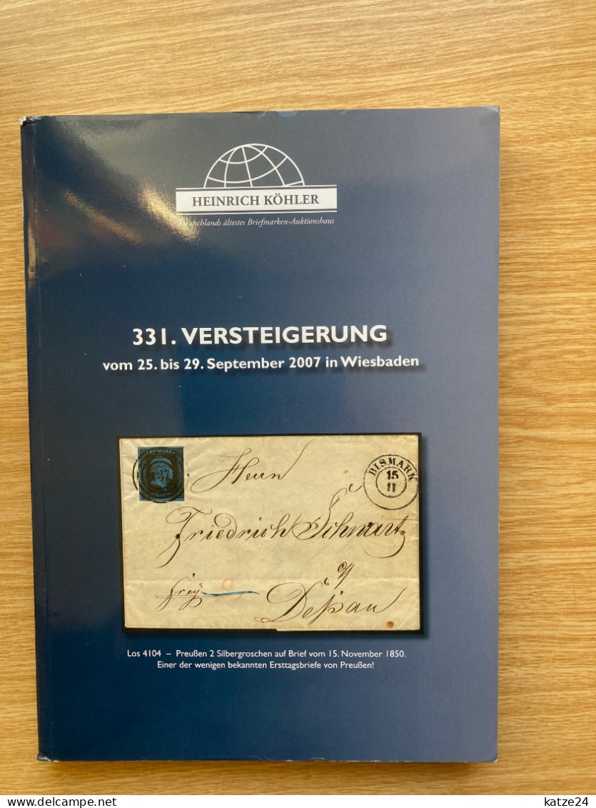 Köhler Auktionskataloge, Jahrgang 2007 - Kataloge
