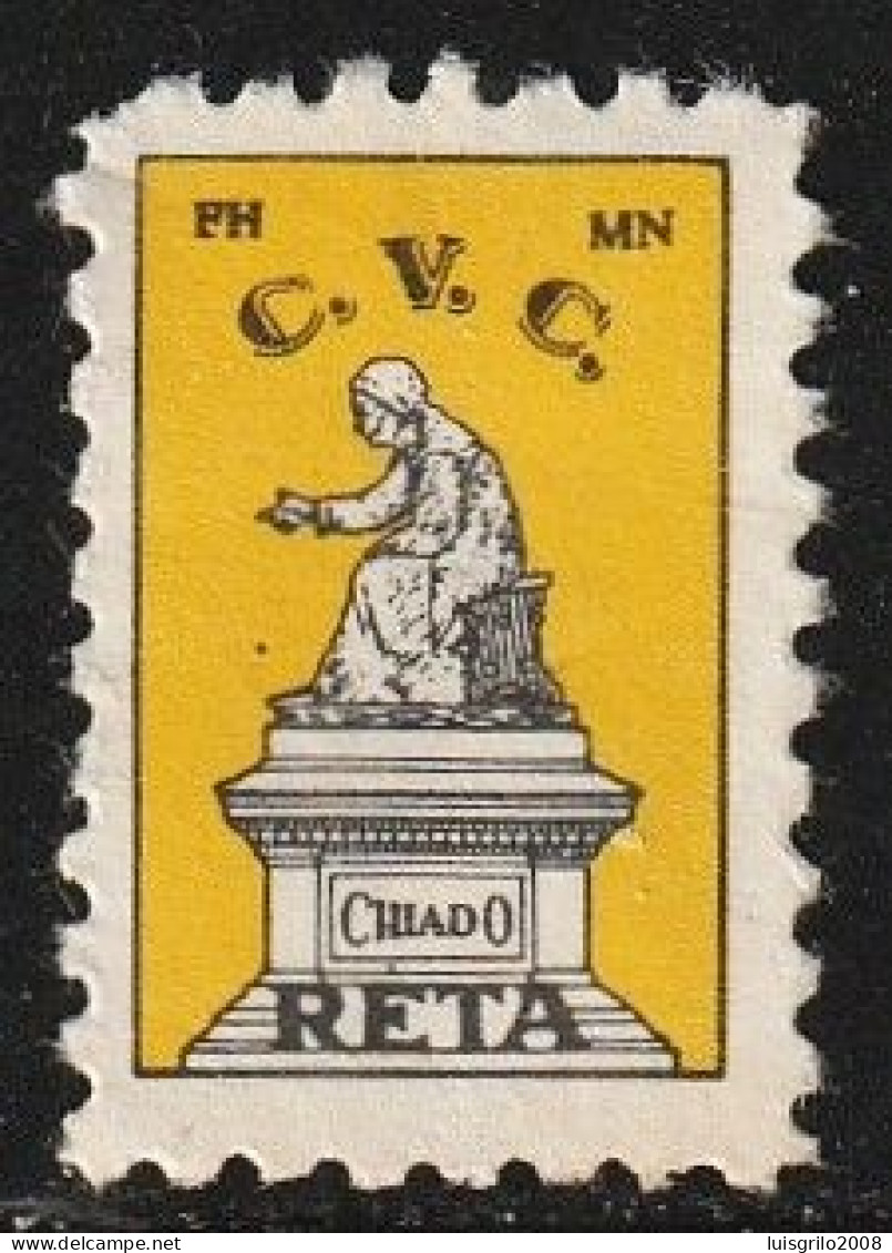 Vignette, Portugal 1950' - Reta C.V.C. Vinheta Comercial -|- Armazéns Do Chiado, Lisboa - Local Post Stamps