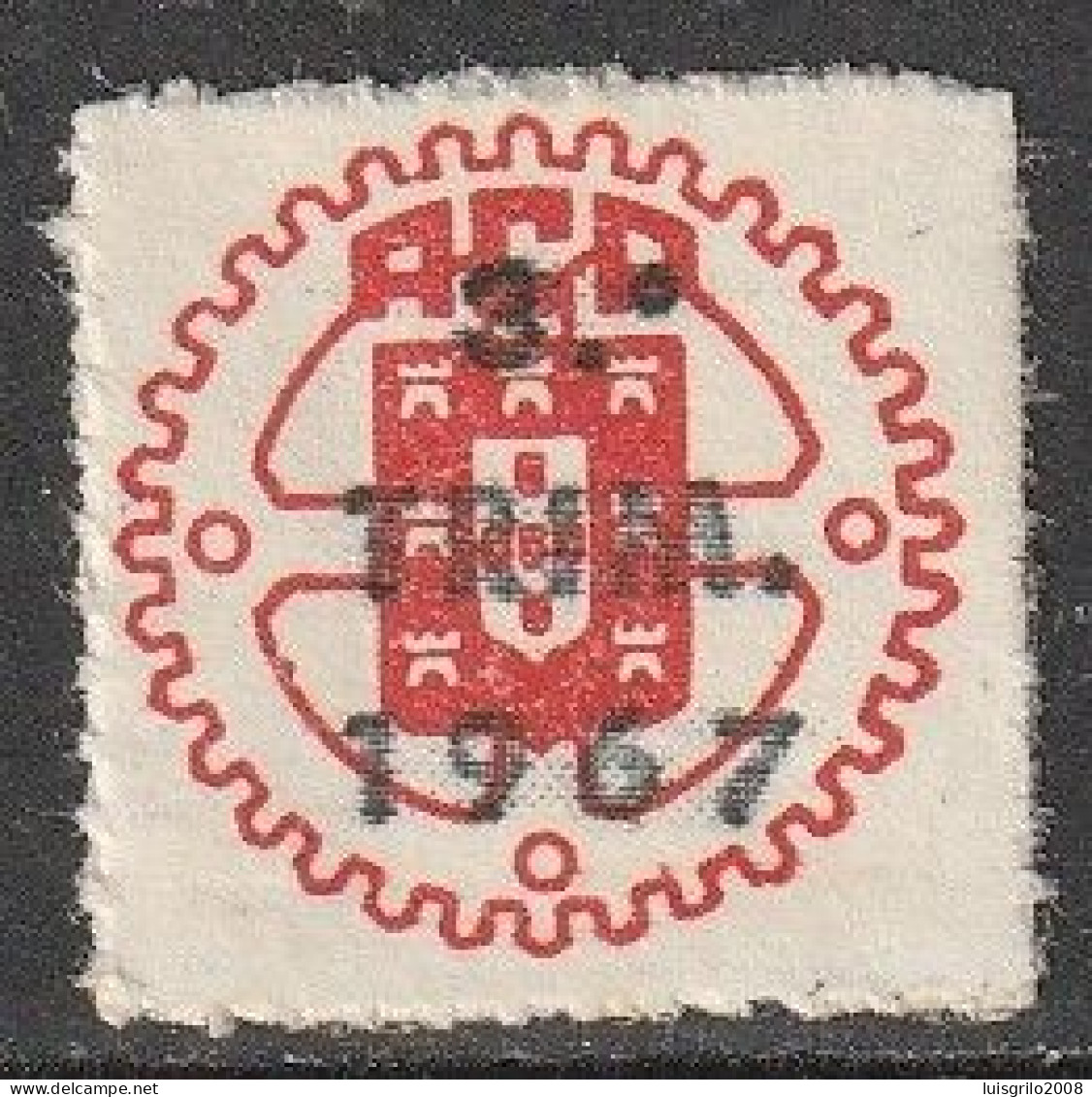 Vignette, Portugal 1967 - Vinheta A Cota De Sócio -|- ACP Automóvel Clube De Portugal - Local Post Stamps
