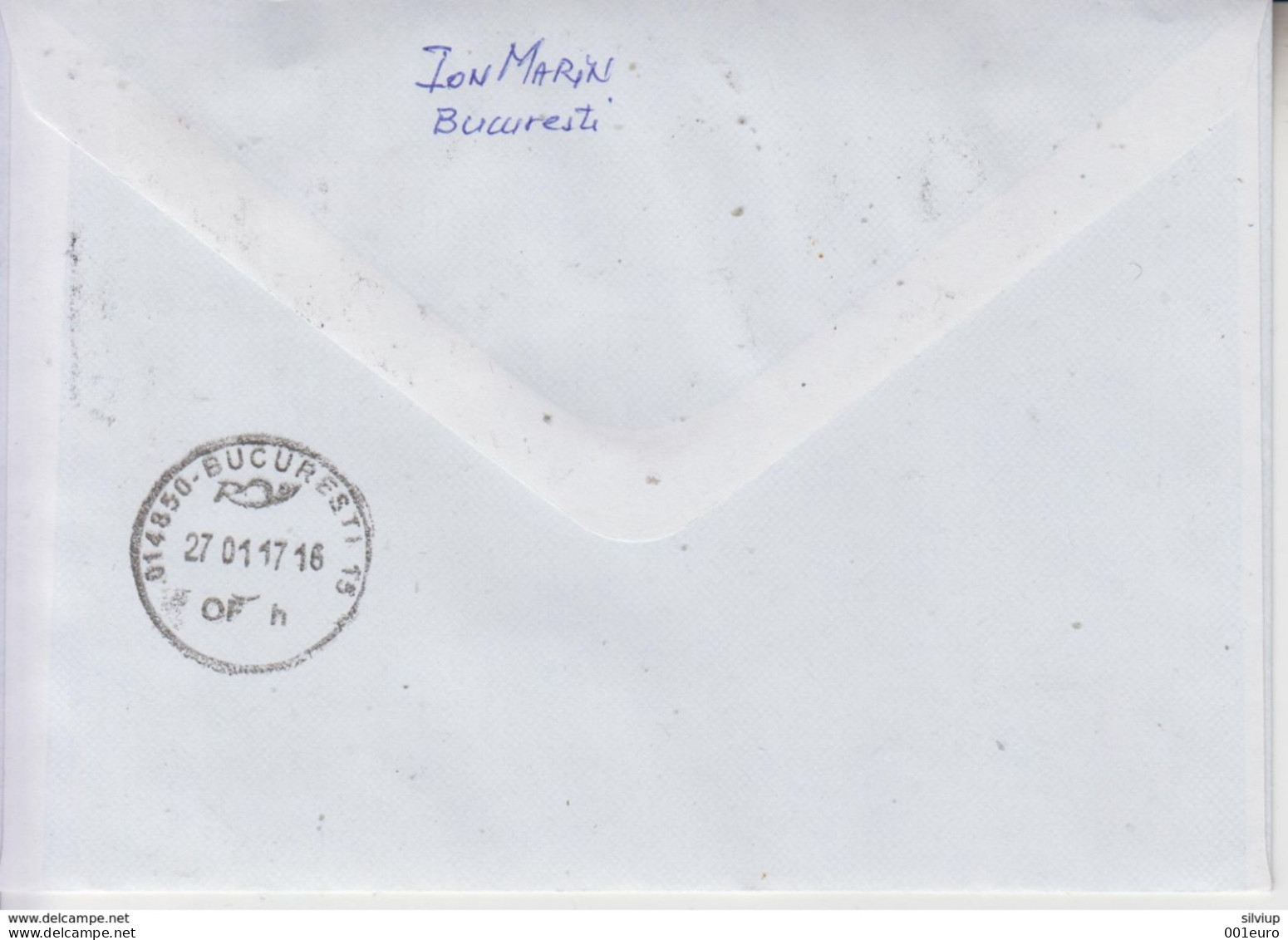 ROMANIA :Train ORIENT EXPRESS, 2 Stamps + Tabs On Cover #425977290 - Registered Shipping! - Oblitérés