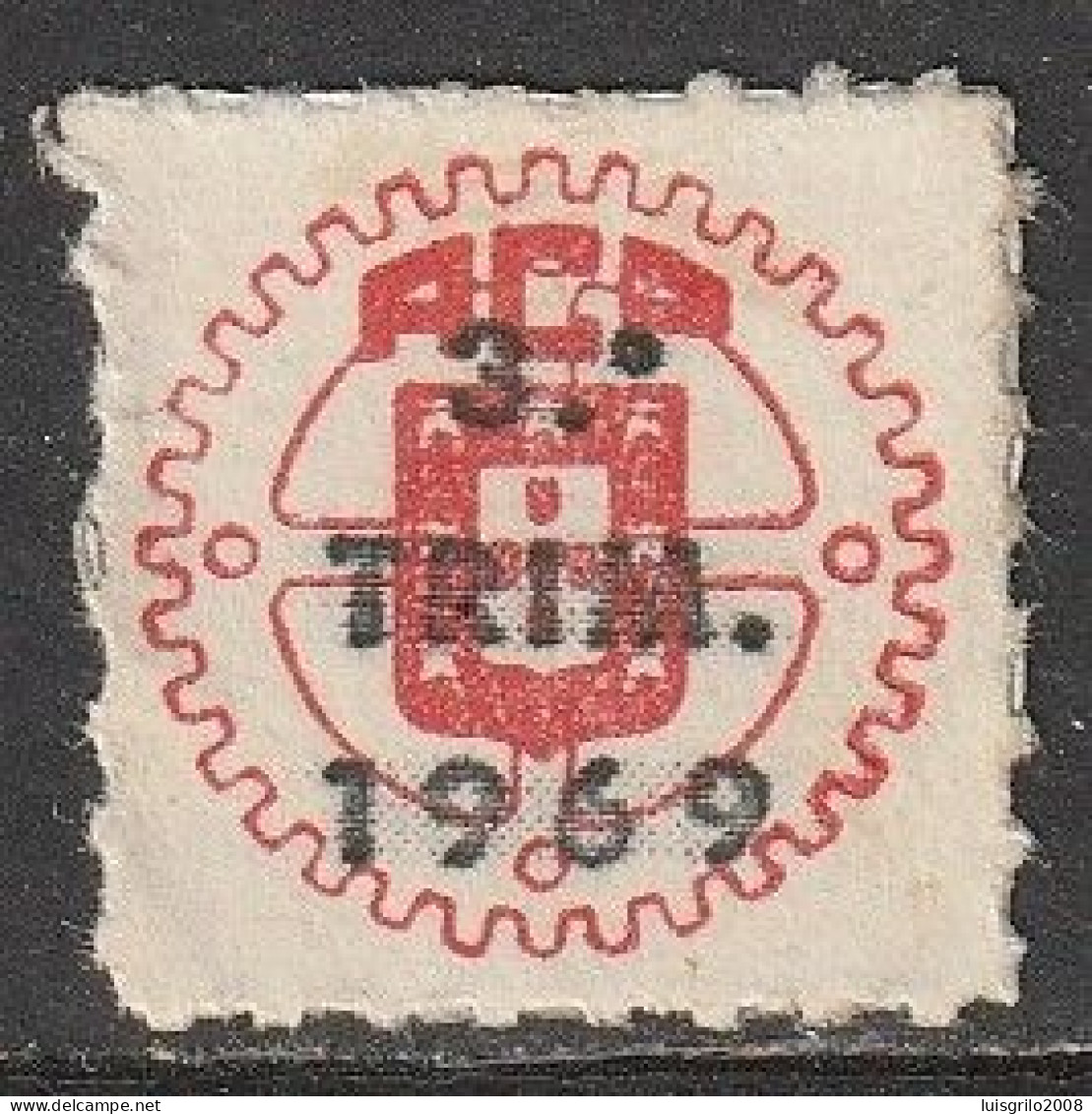 Vignette, Portugal 1969 - Vinheta A Cota De Sócio -|- ACP Automóvel Clube De Portugal - Local Post Stamps