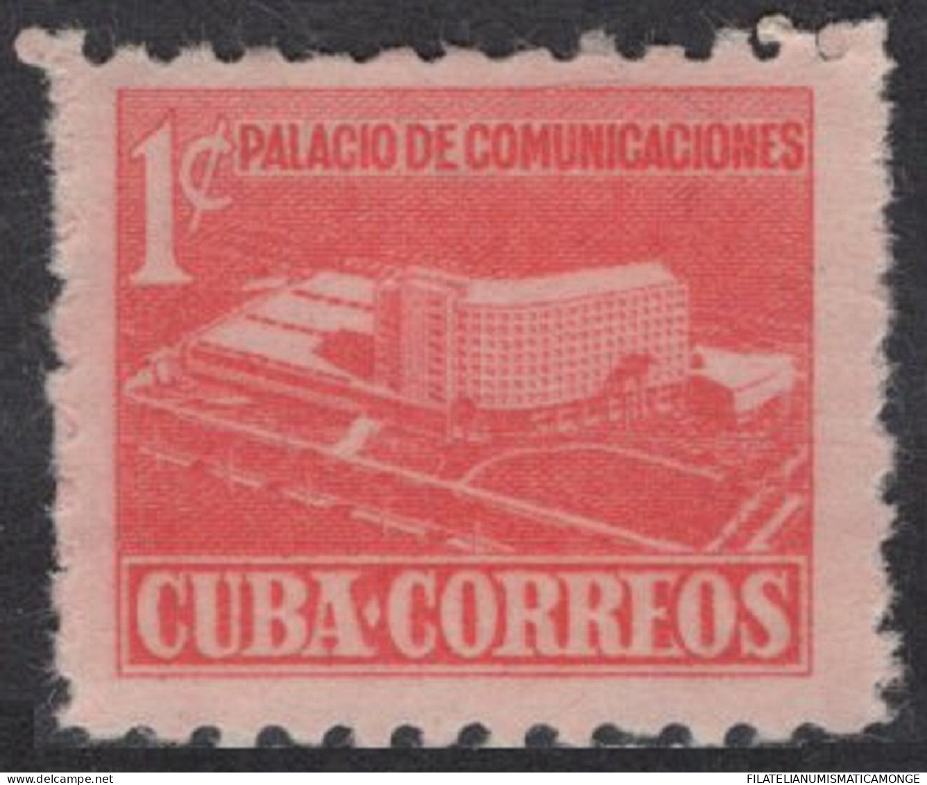 Cuba 1957 Correo 447 **/MNH Palacio De Comunicaciones.  - Unused Stamps