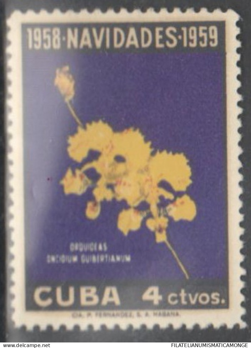 Cuba 1958 Correo 497 **/MNH Flor   - Ungebraucht