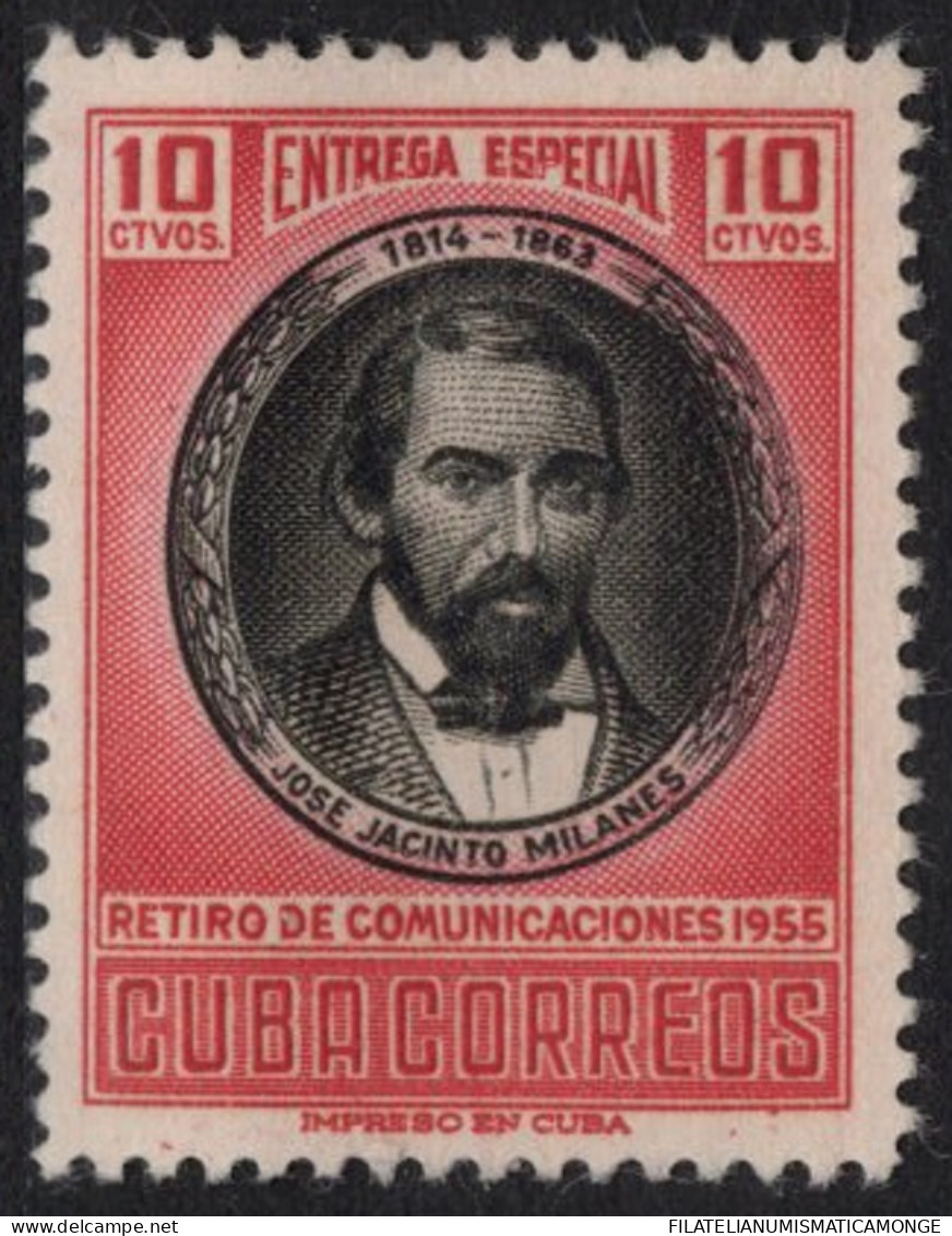 Cuba 1956 Urgentes 19 **/MNH Retiro De Comunicaciones 1955.  - Ongebruikt