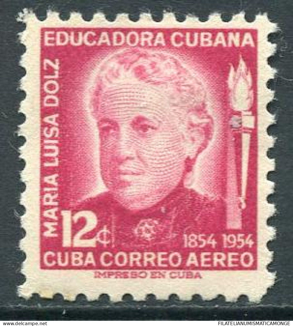 Cuba 1954 Aereo 106 */MH Centenario Ntº Maria Luisa Doiz   - Ungebraucht