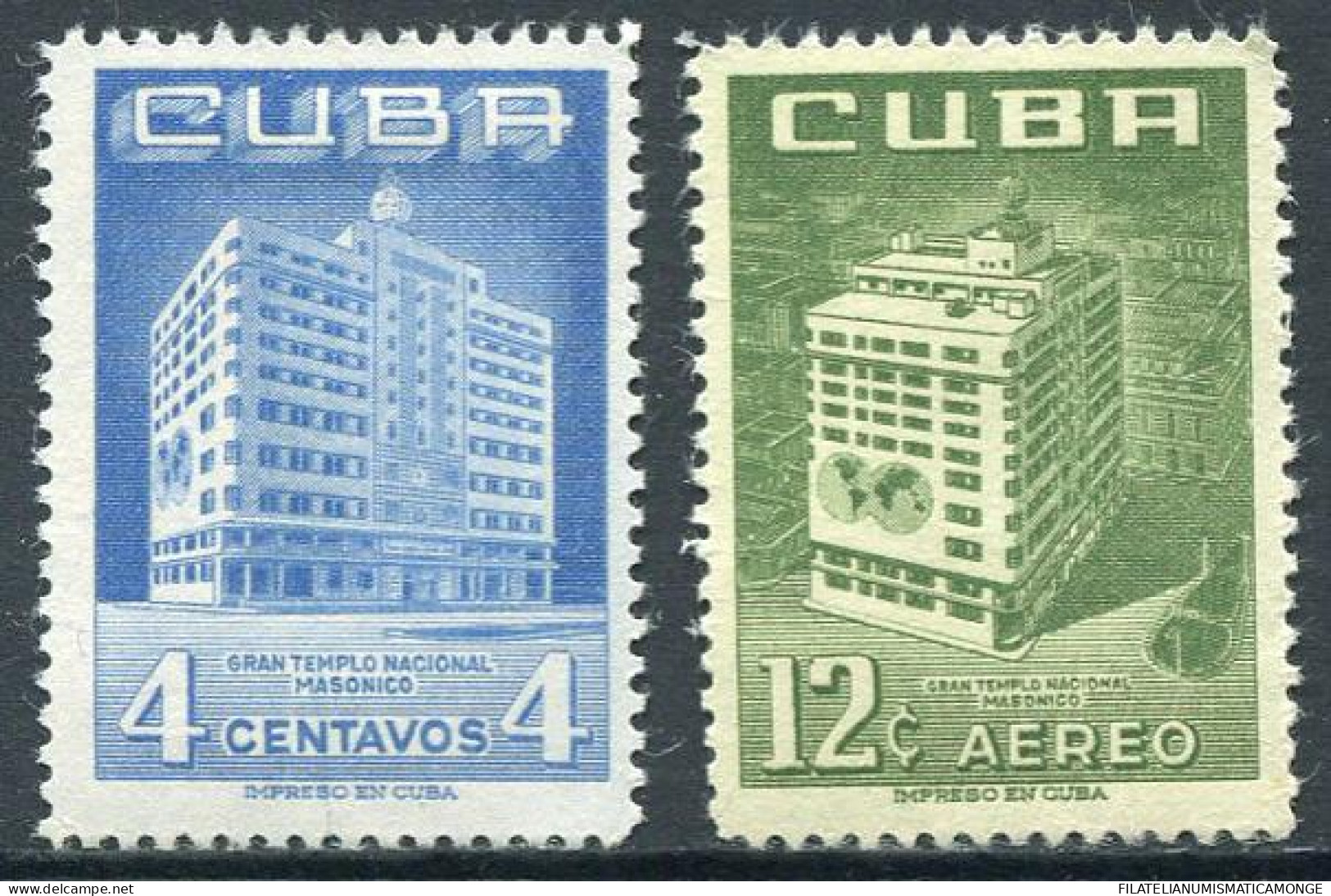 Cuba 1956 Correo 440/ae133 */MH Nuestra Señora De La Caridad.(2sellos)  - Ungebraucht