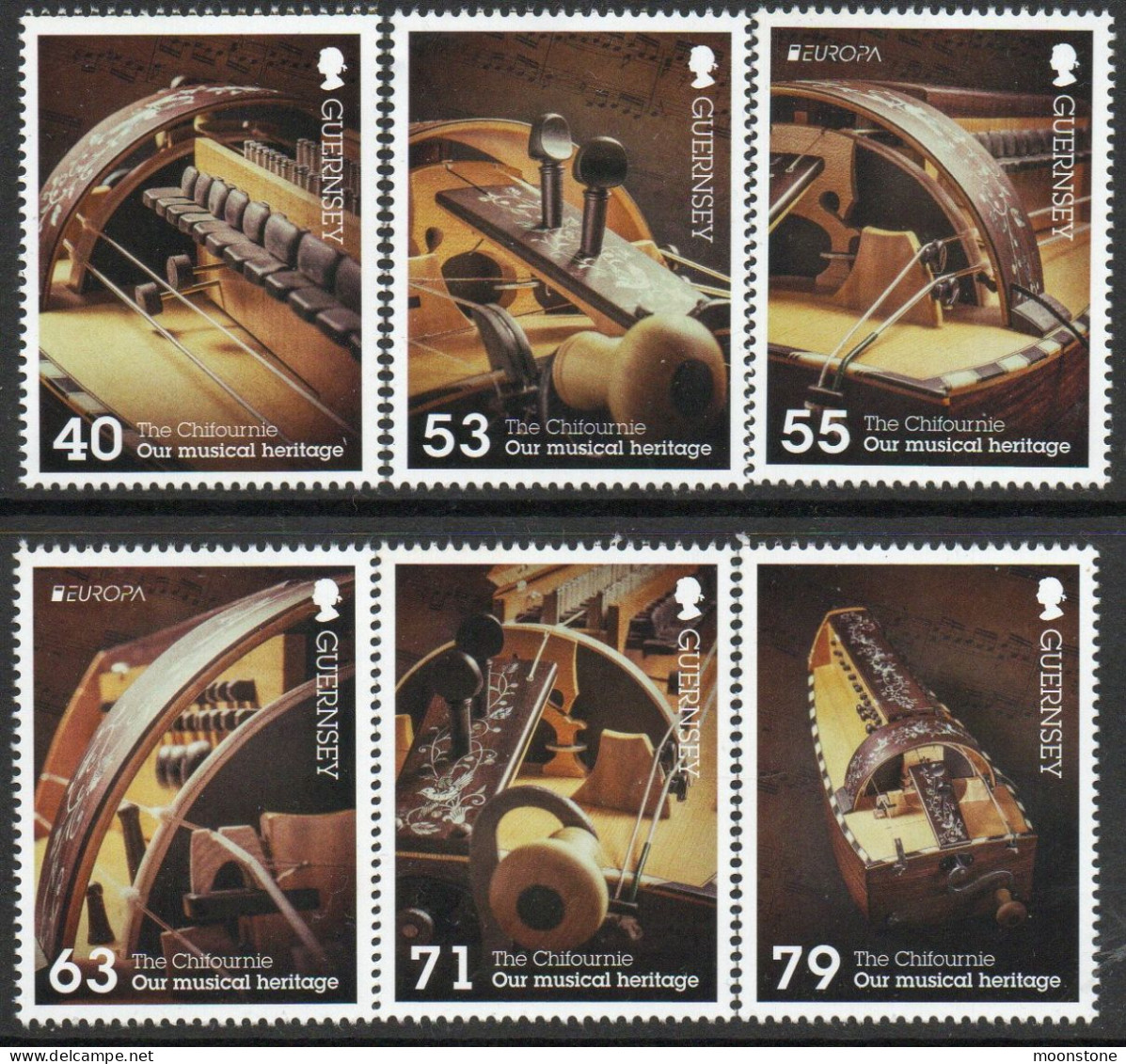Guernsey 2014 Europa, National Musical Instruments Set Of 6, MNH, SG 1504/9 - Guernesey
