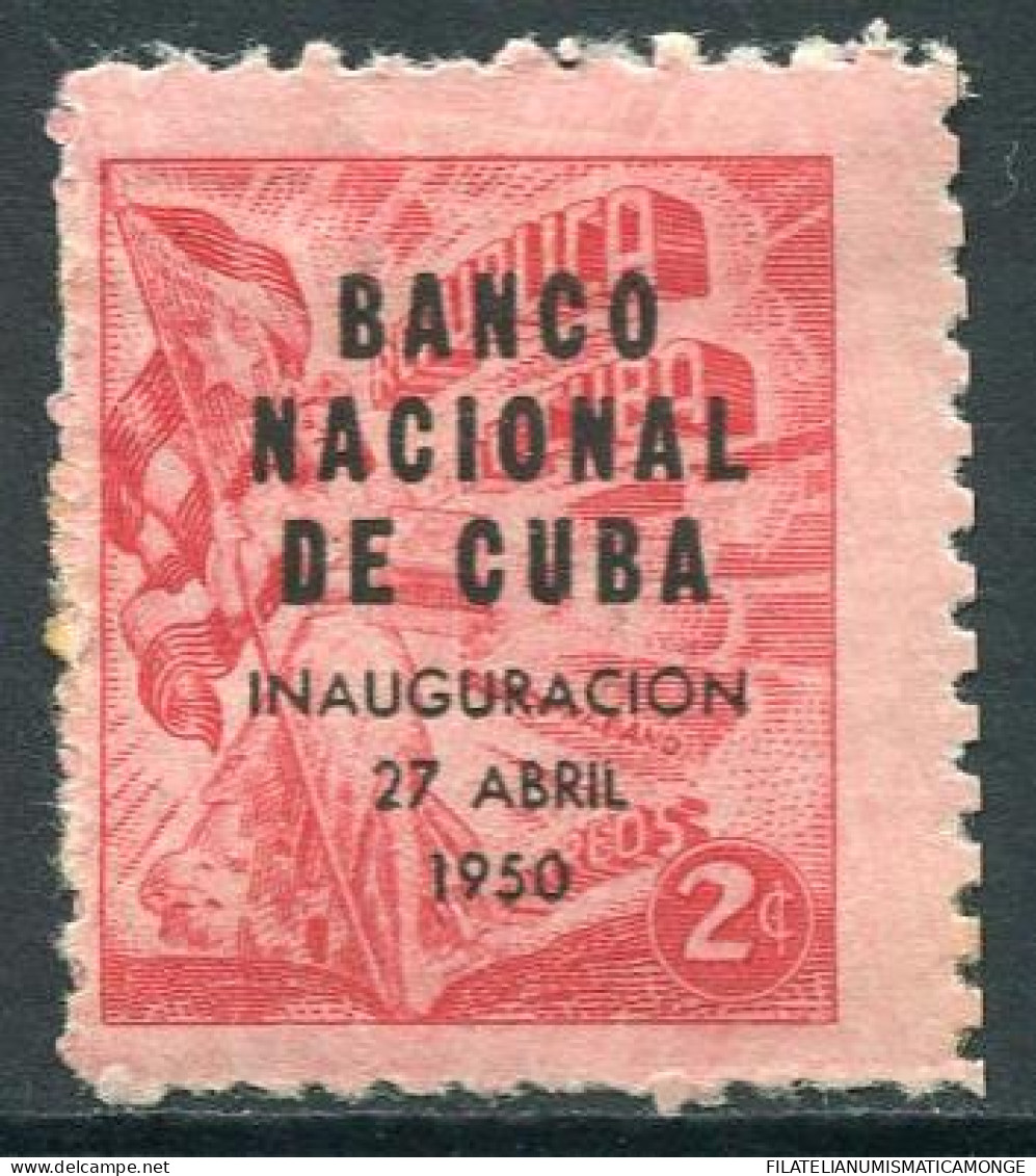 Cuba 1950 Correo 331 */MH Inauguración De La Banca Nacional De Cuba.  - Ungebraucht