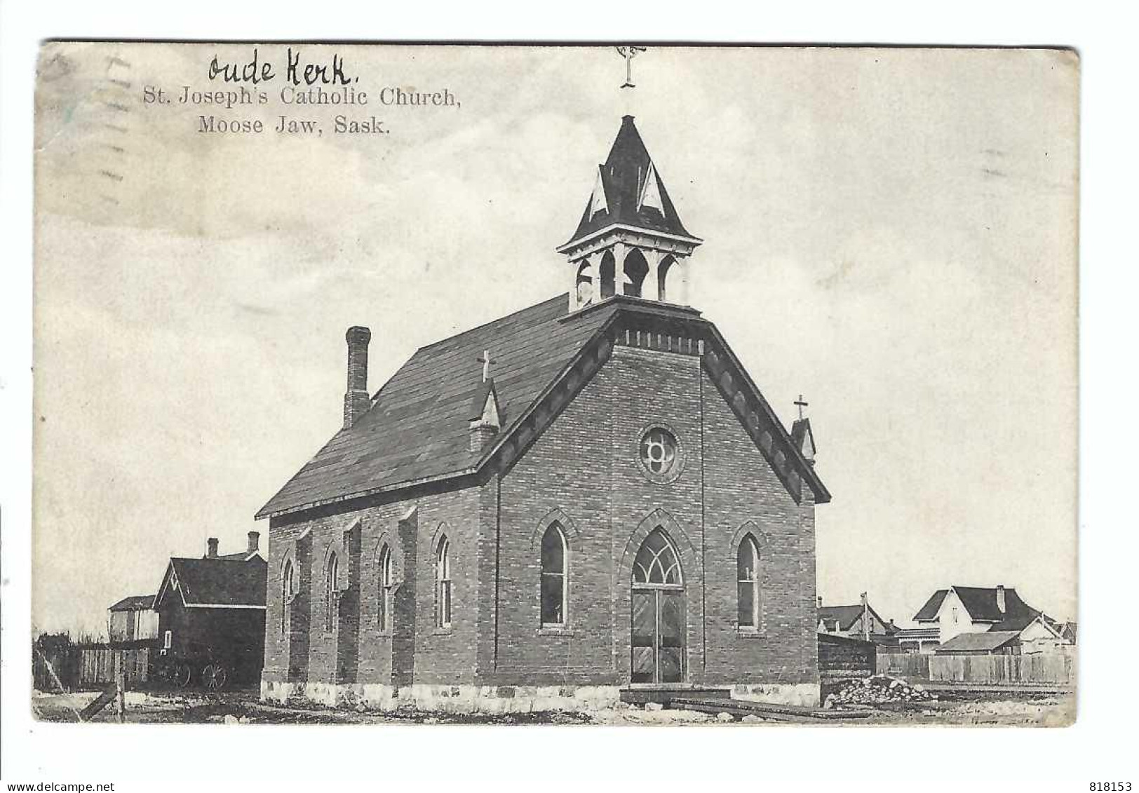 Moose Jaw , Sask.  St.Joseph's Catholoic Church 1908 - Saskatoon