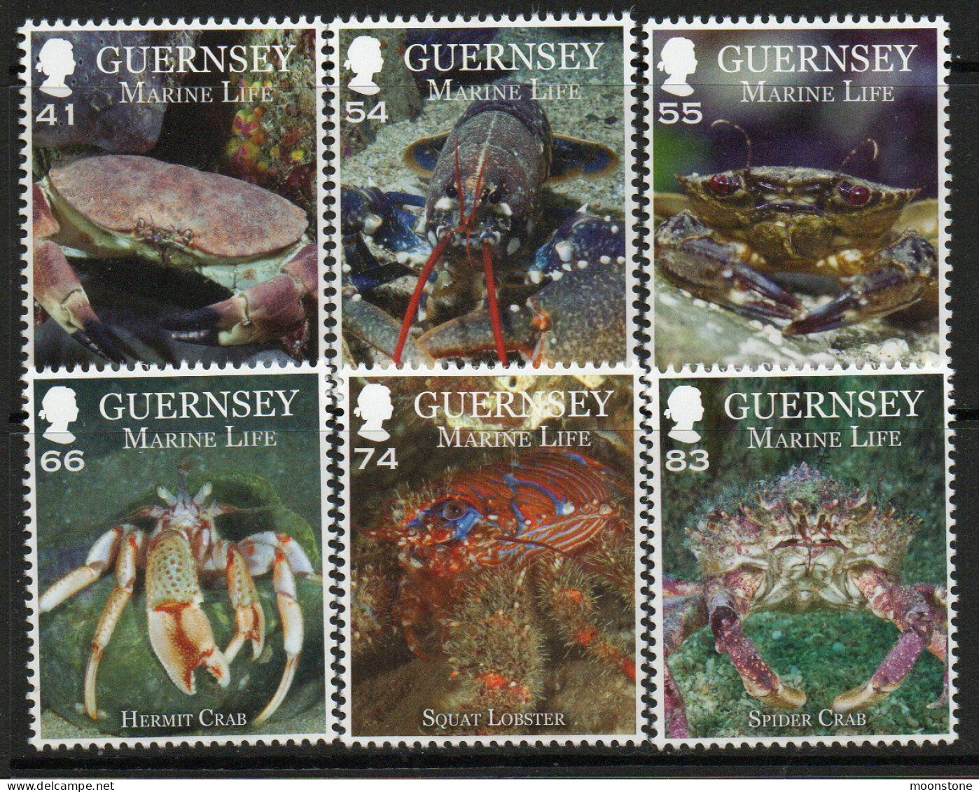 Guernsey 2014 Marine Llife II Set Of 6, MNH, SG 1518/23 - Guernesey