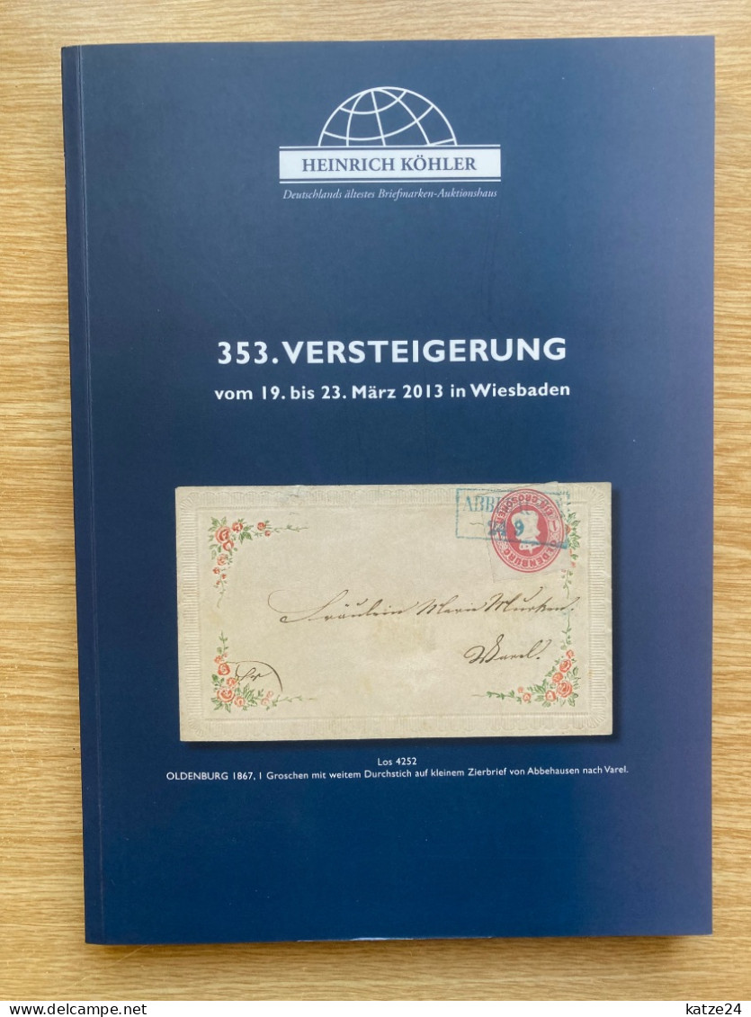 Köhler Auktionskataloge, Jahrgang 2013. - Catálogos