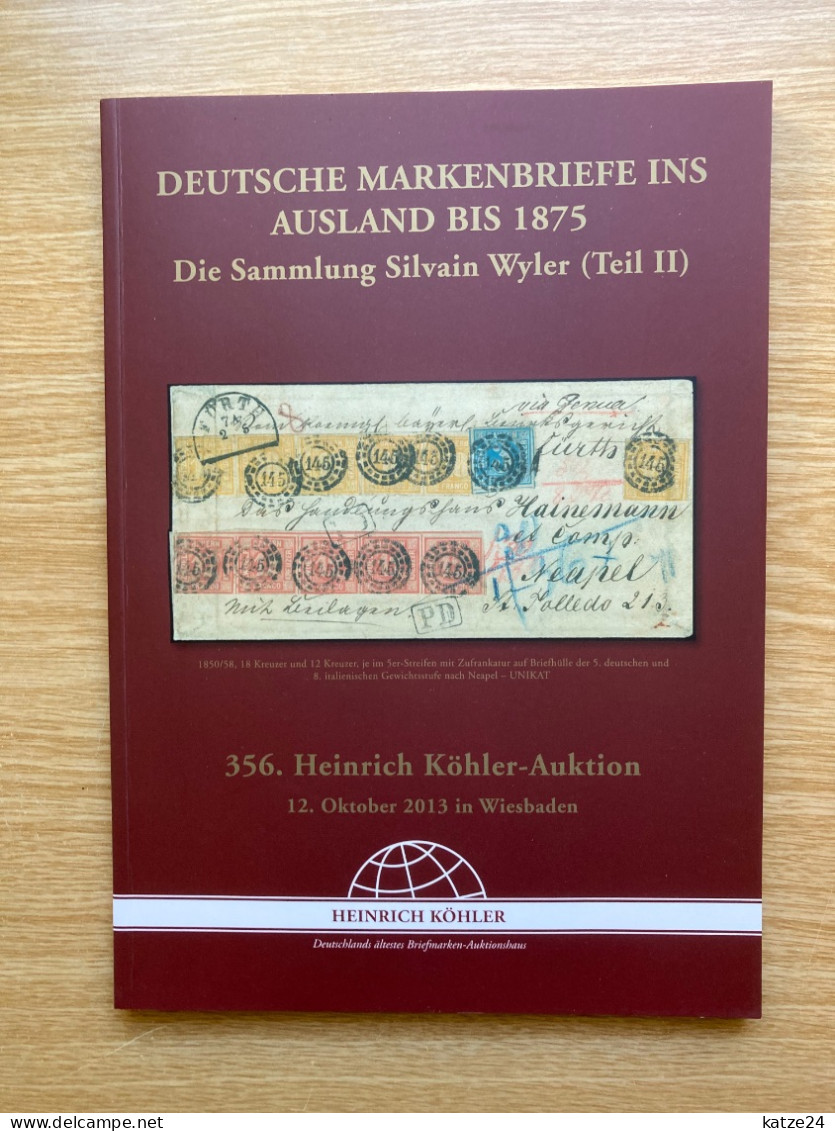 Köhler Auktionskataloge, Jahrgang 2013.