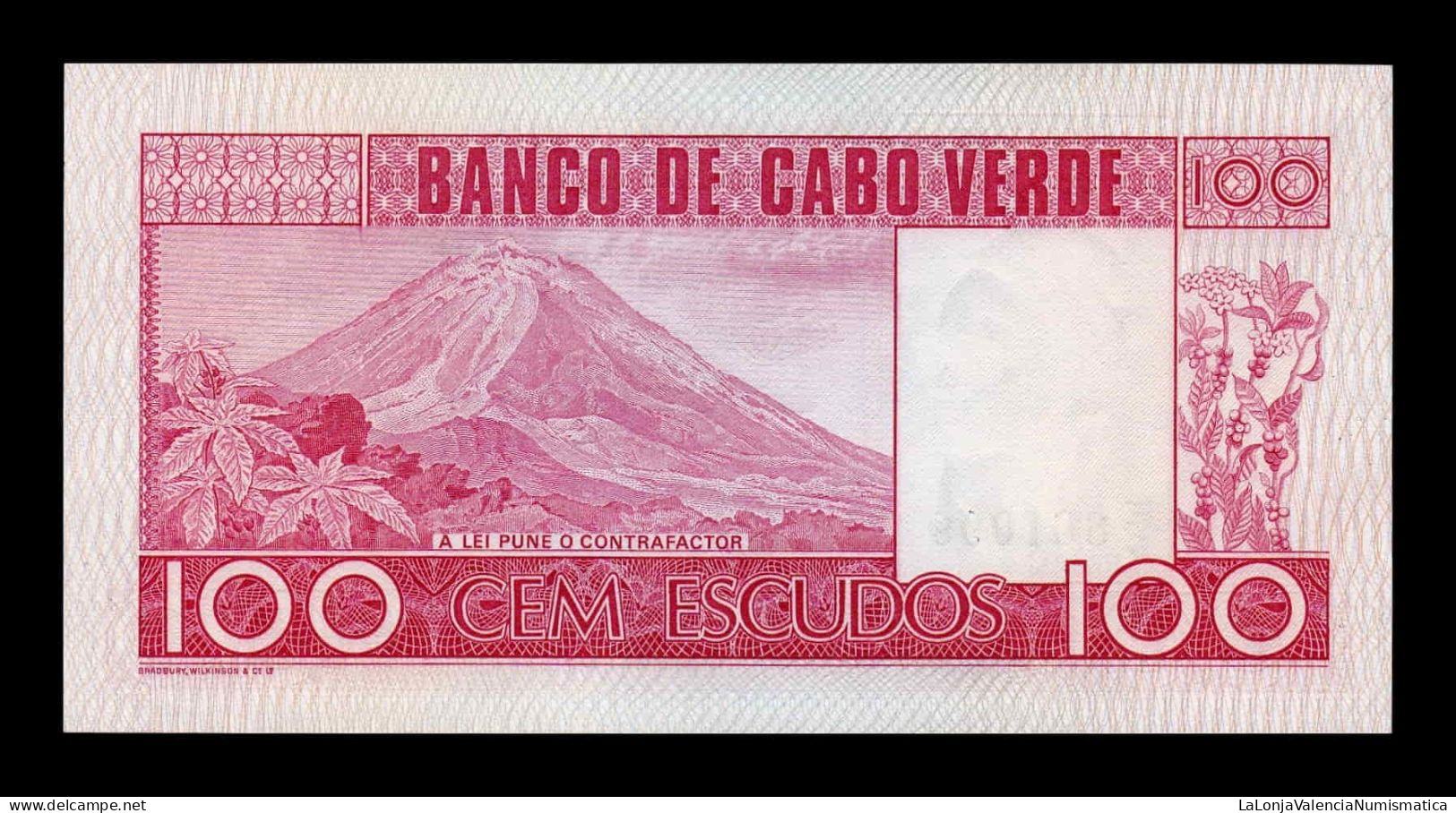 Cabo Cape Verde 100 Escudos 1977 Pick 54 Sc Unc - Capo Verde