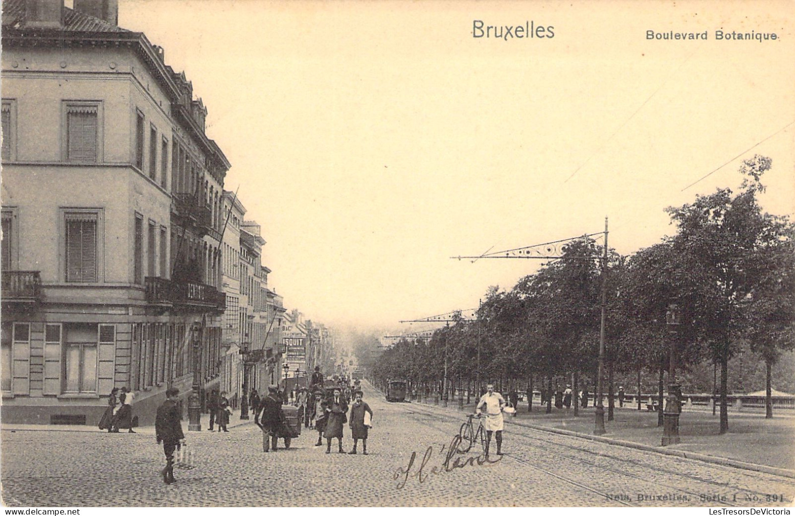 BELGIQUE - Bruxelles - Boulevard Botanique - Nels - Carte Postale Ancienne - - Avenues, Boulevards