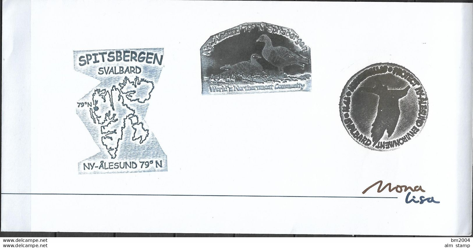 Norwegen  Ganzsache Spitzbergen  NY - Älesund 79° N - Postal Stationery