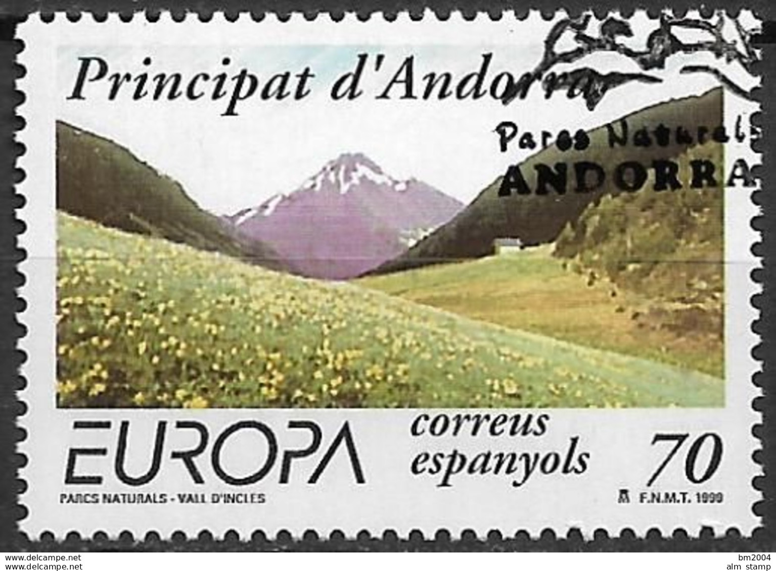 1999 Andorra ES Mi. 267  FD Used  Europa - 1999