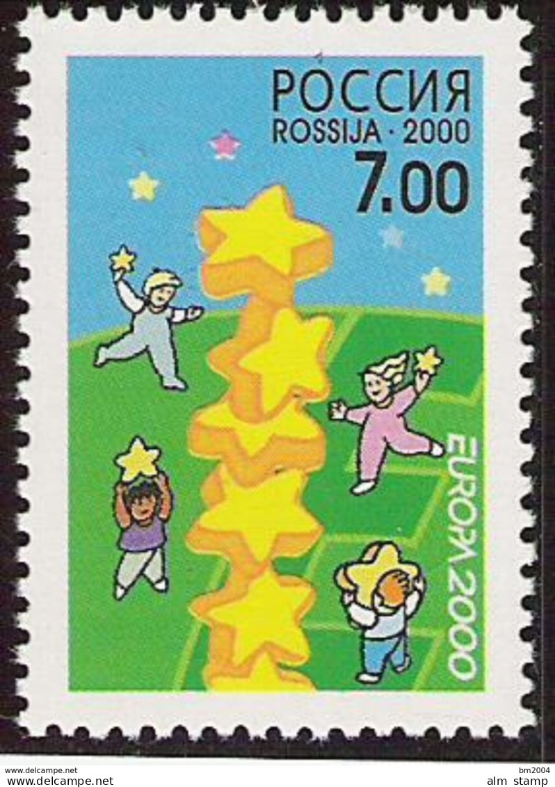 2000  Russland     Mi. 817** MNH EUROPA  Kind Mit Stern - 2000