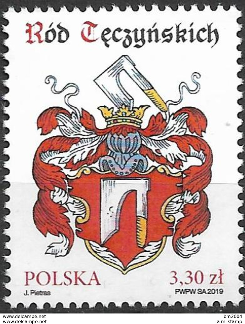 2019 Polen Mi. 5137 **MNH   Adelsgeschlecht Der Tęczyński - Unused Stamps