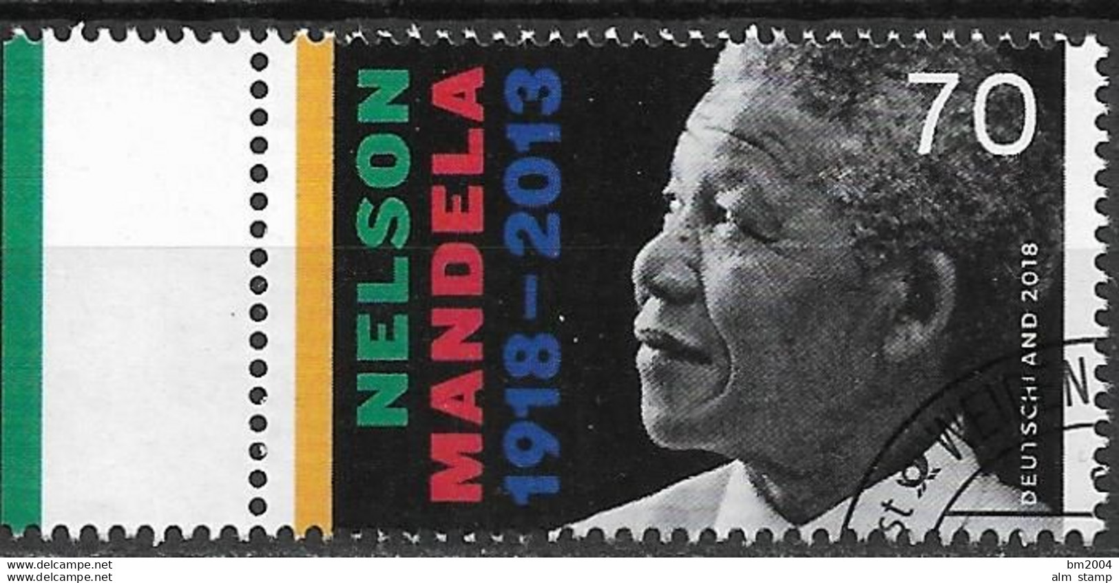 2018  Deutschland Germany  Mi. 3404 FD-used Weiden  100. Geburtstag Von Nelson Mandela. - Gebraucht