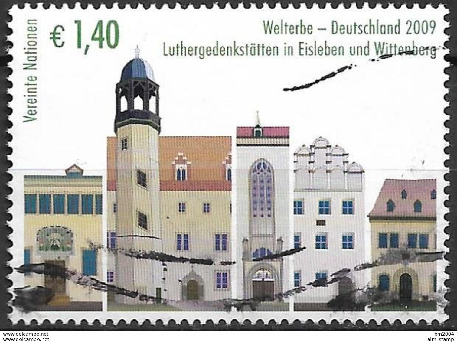 2009 UNO WIEN   Mi. 598 Used UNESCO-Welterbe: Deutschland - Usati
