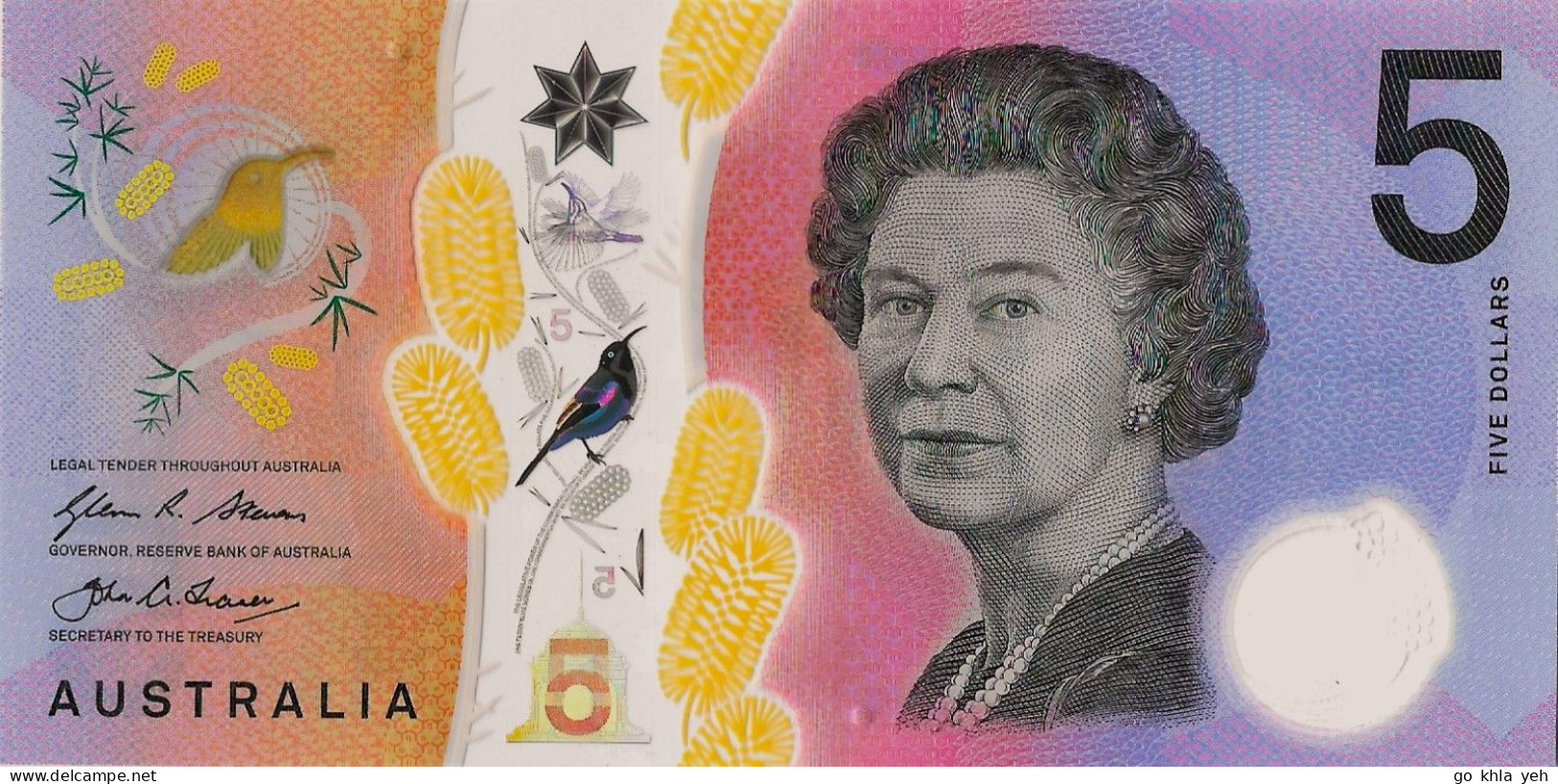 AUSTRALIE 2016 5 Dollar - P.62a Neuf UNC - 2005-... (polymère)