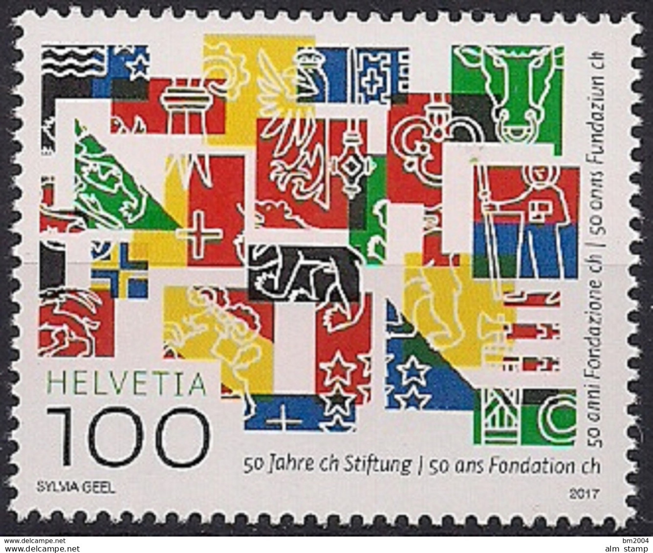 2017 Schweiz   Mi. 2497**MNH     50 Jahre &bdquo;Ch Stiftung&ldquo; Für Eidgenössische Zusammenarbeit - Unused Stamps