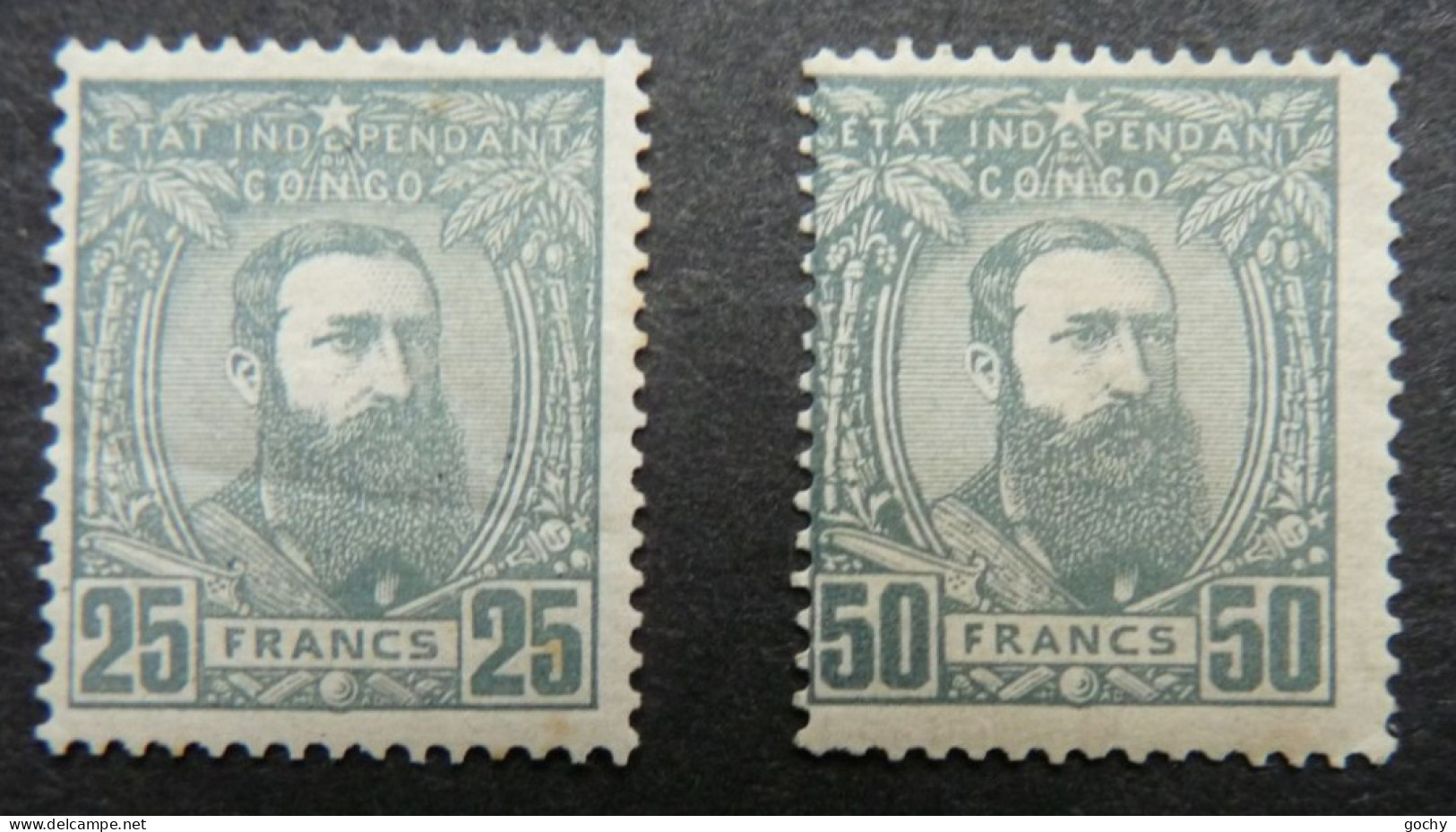 Belgian Congo Belge - 1887  : N° 13 A B *   - Cote: 110,00€ - 1884-1894