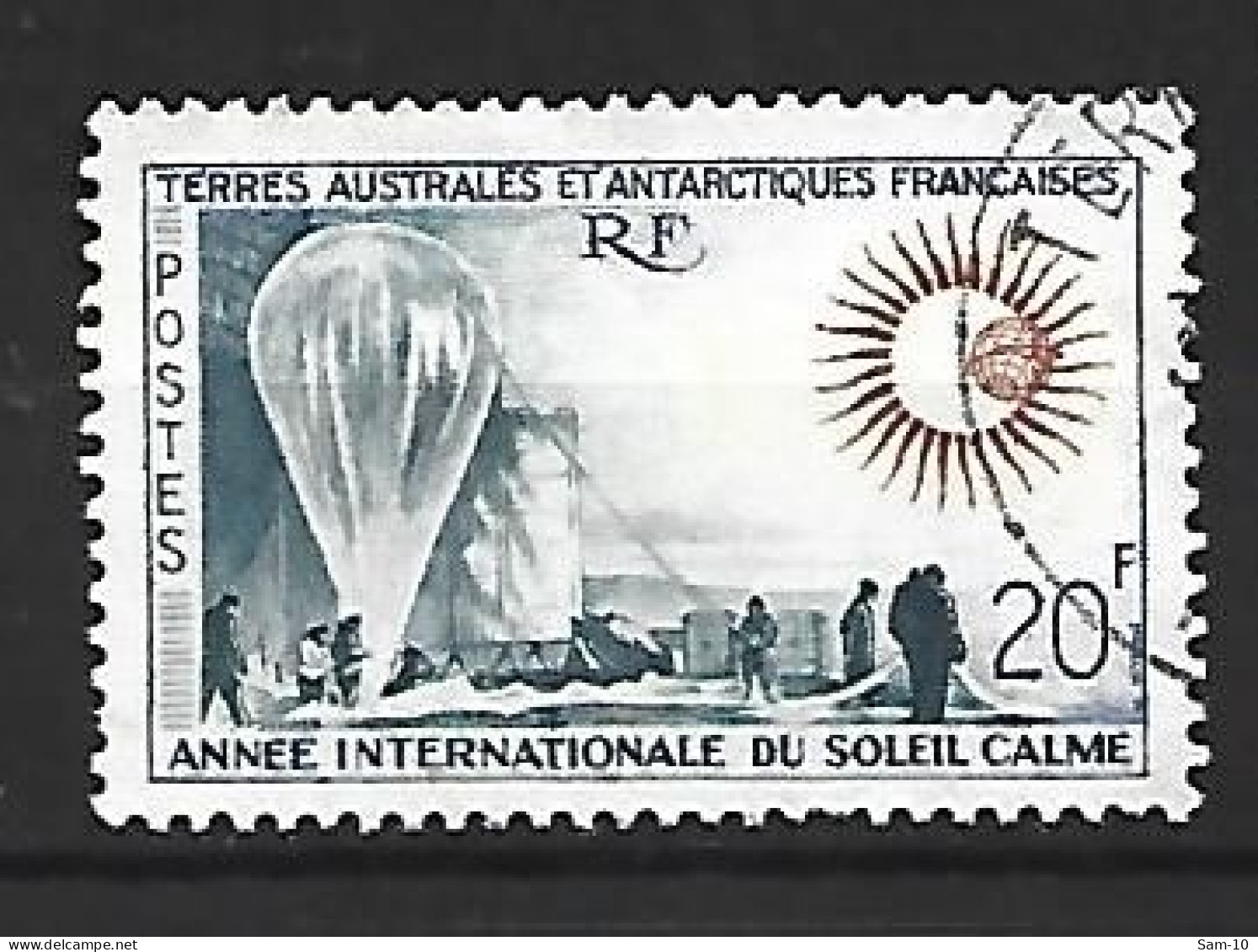 Timbre T-a-a-f En  Oblitere  N 21 - Used Stamps