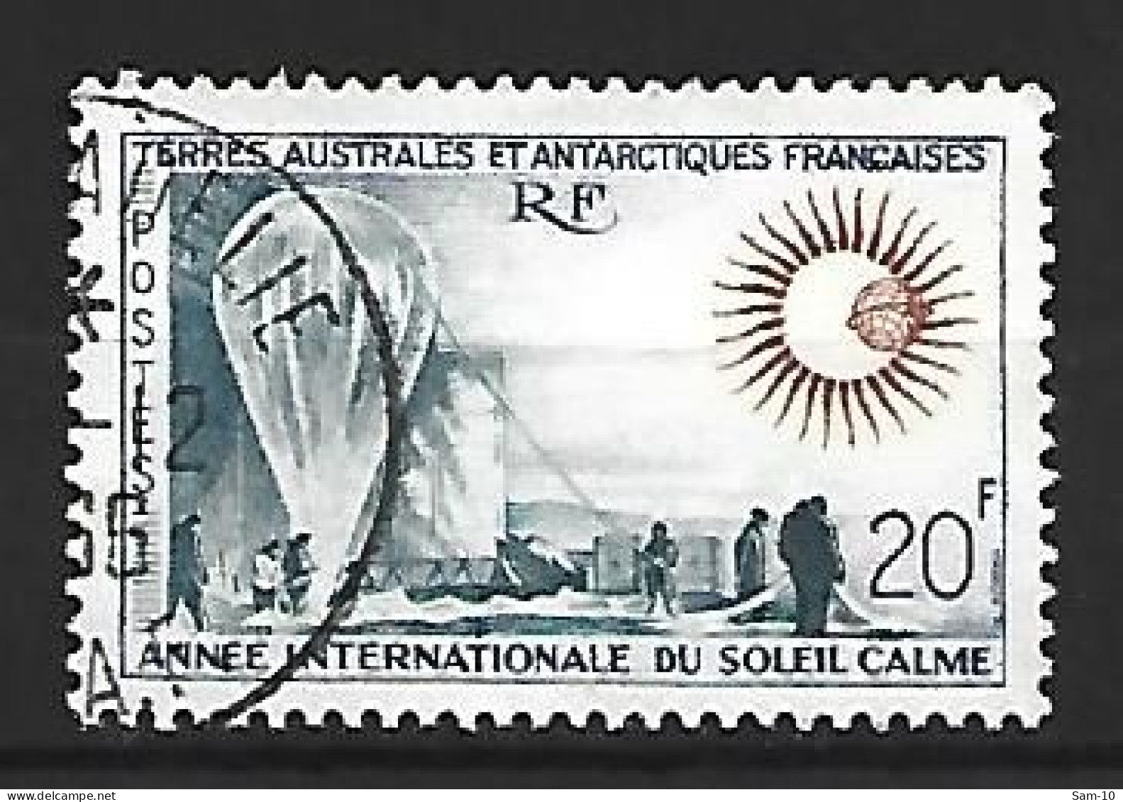 Timbre T-a-a-f En  Oblitere  N 21 - Used Stamps