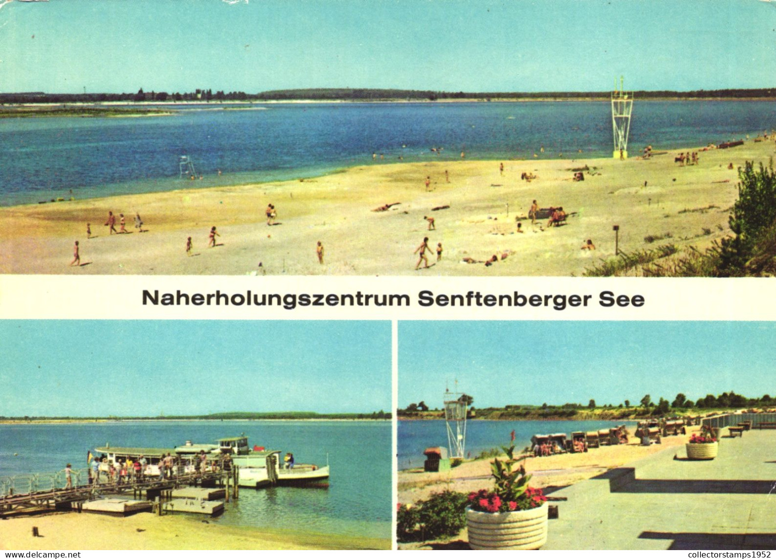 SENFTENBERG, MULTIPLE VIEWS, BEACH, PORT, BOAT, LAKE, RESORT, GERMANY - Senftenberg