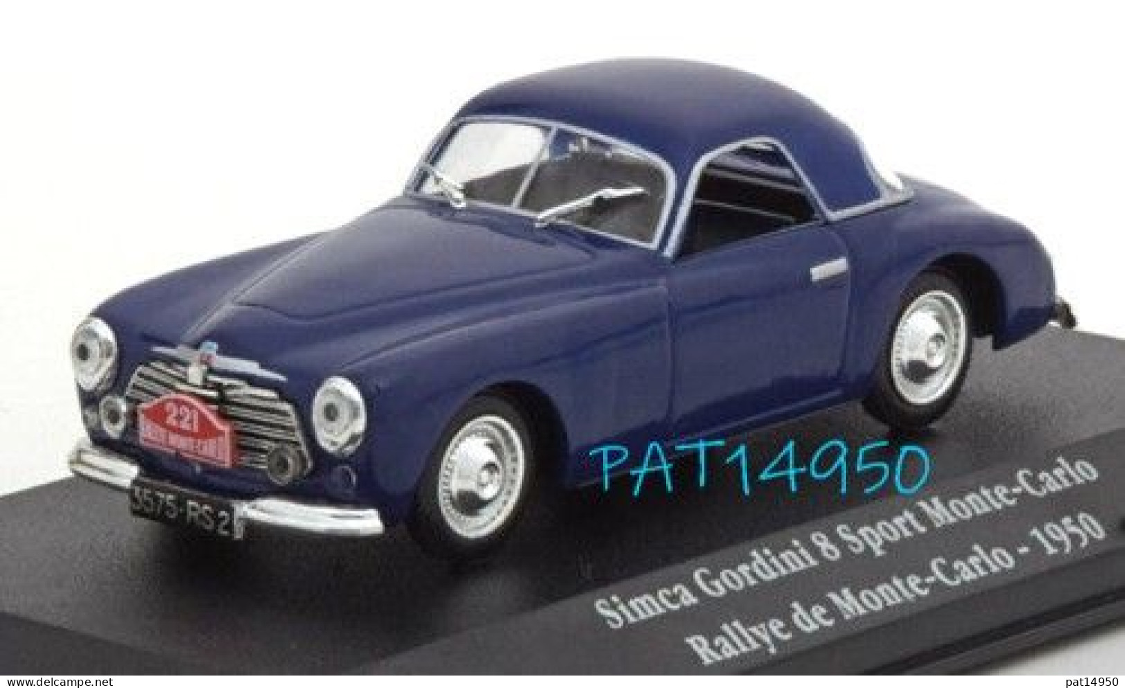 PAT14950 SIMCA SPORT 8 GORDINI N°221 RALLYE De MONTE CARLO 1950 - Rallye