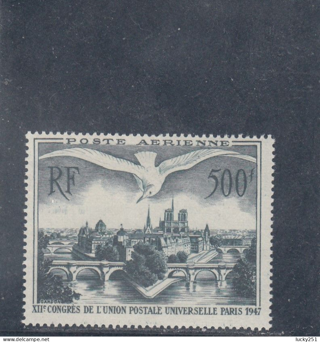 France - Année 1947 - Neuf** - PA - N°YT 20** - 12è Congrès De L'UPU à Paris - 1927-1959 Mint/hinged