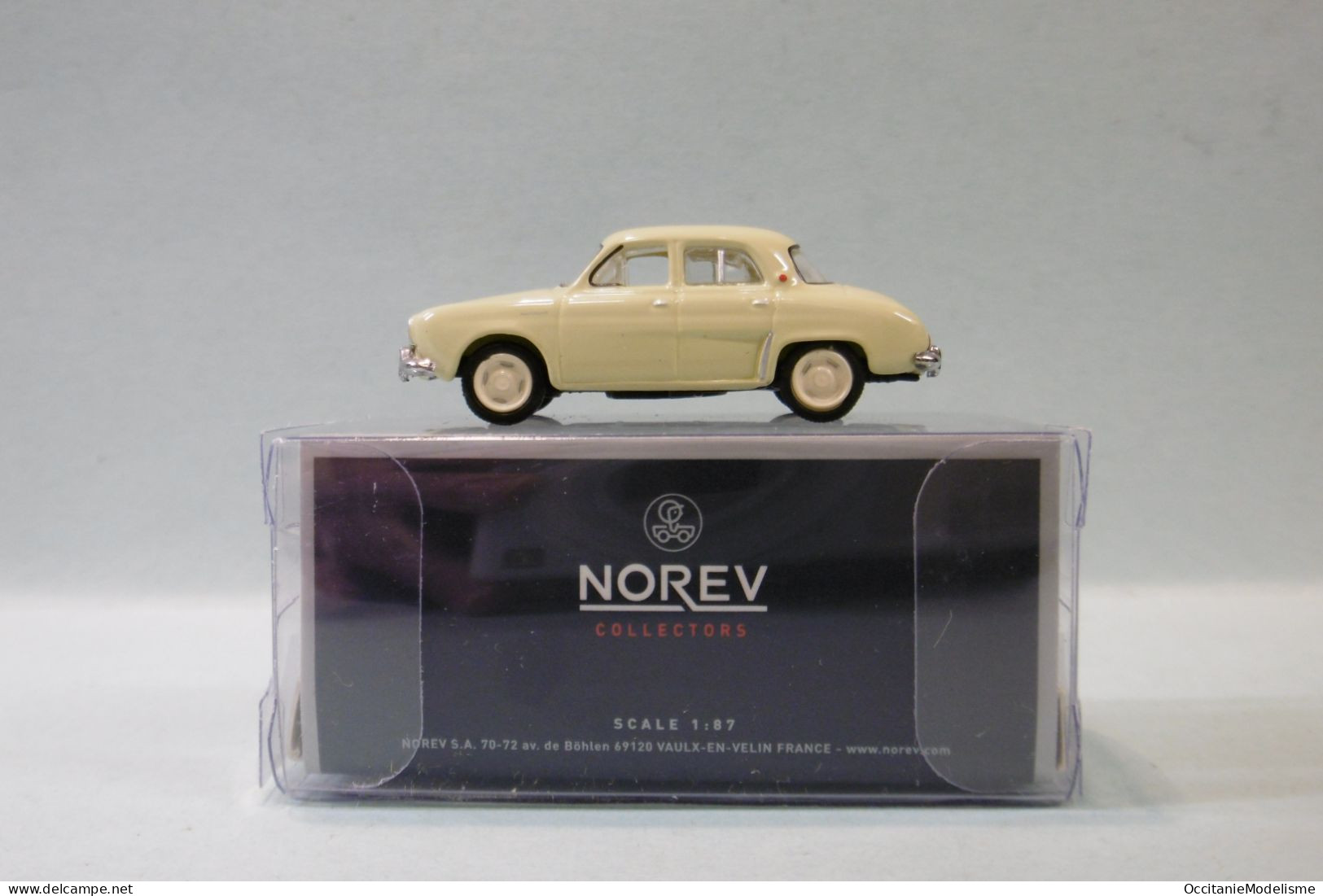 Norev - RENAULT DAUPHINE 1956 Jaune Parchemin Réf. 513073 Neuf NBO HO 1/87 - Véhicules Routiers