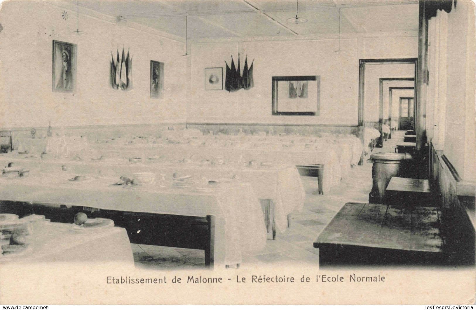 BELGIQUE - Etablissement De Malonne - Le Réfectoire De L'école Normale - Carte Postale Ancienne - Namur