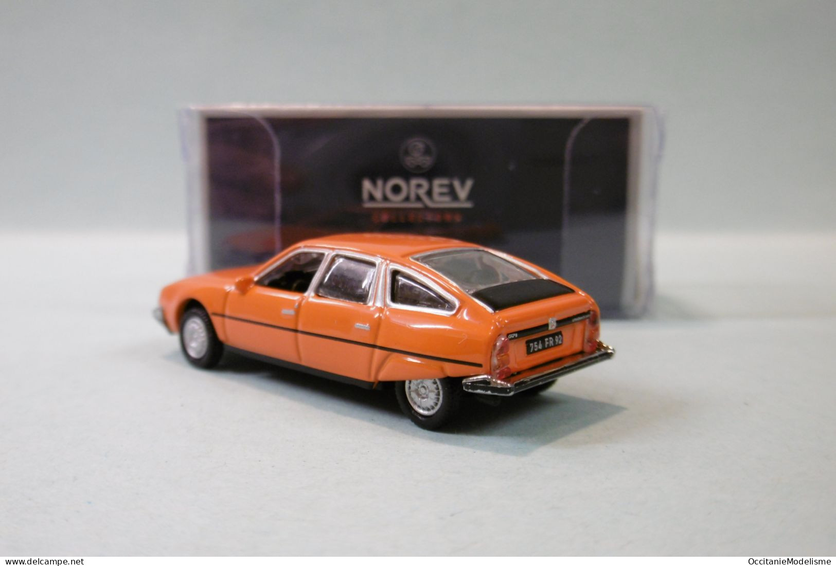 Norev - CITROEN CX 2400 GTi 1977 Orange Mandarine Réf. 159022 Neuf NBO HO 1/87 - Véhicules Routiers