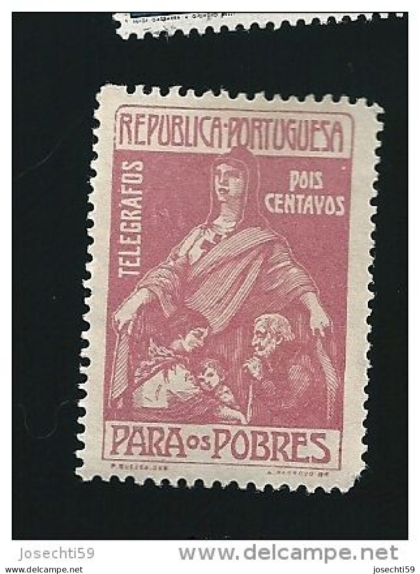 N° 4 Timbre Télégraphe Telegrafos   Timbre  Oblitéré Portugal 1915 - Usati