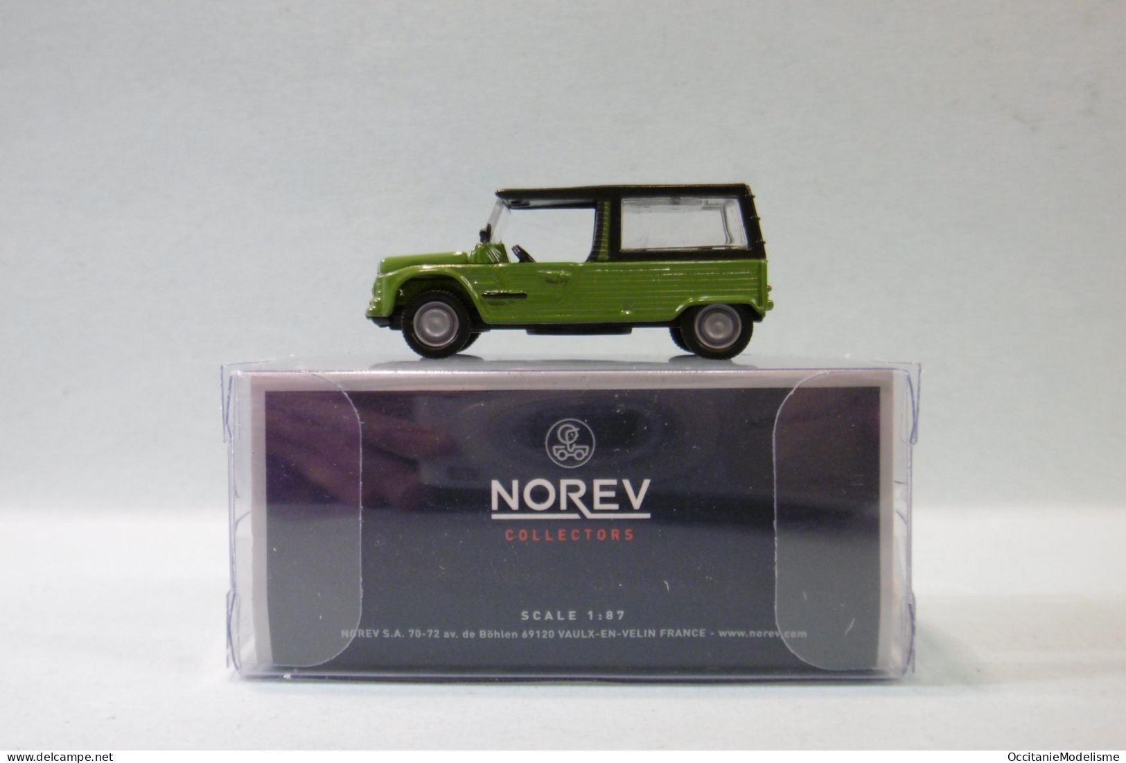 Norev - CITROEN MEHARI 1978 Vert Réf. 150955 Neuf NBO HO 1/87 - Baanvoertuigen