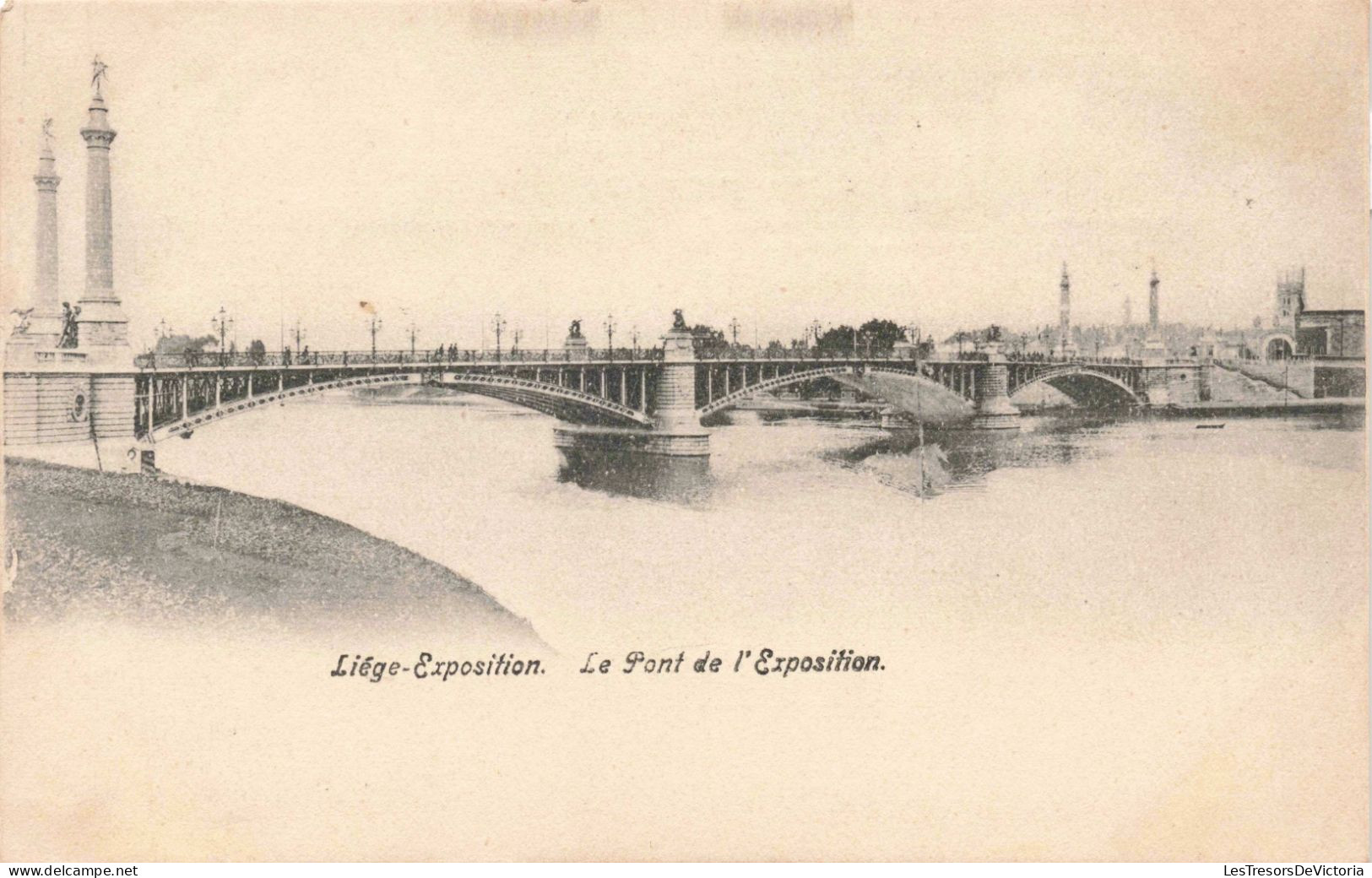 BELGIQUE - Liège - Le Pont De L'Exposition - Carte Postale Ancienne - Luik