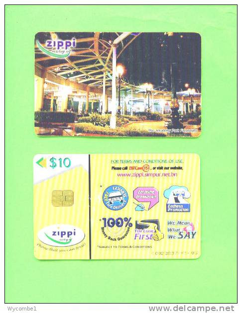 BRUNEI - Chip Phonecard/Food Stalls - Brunei