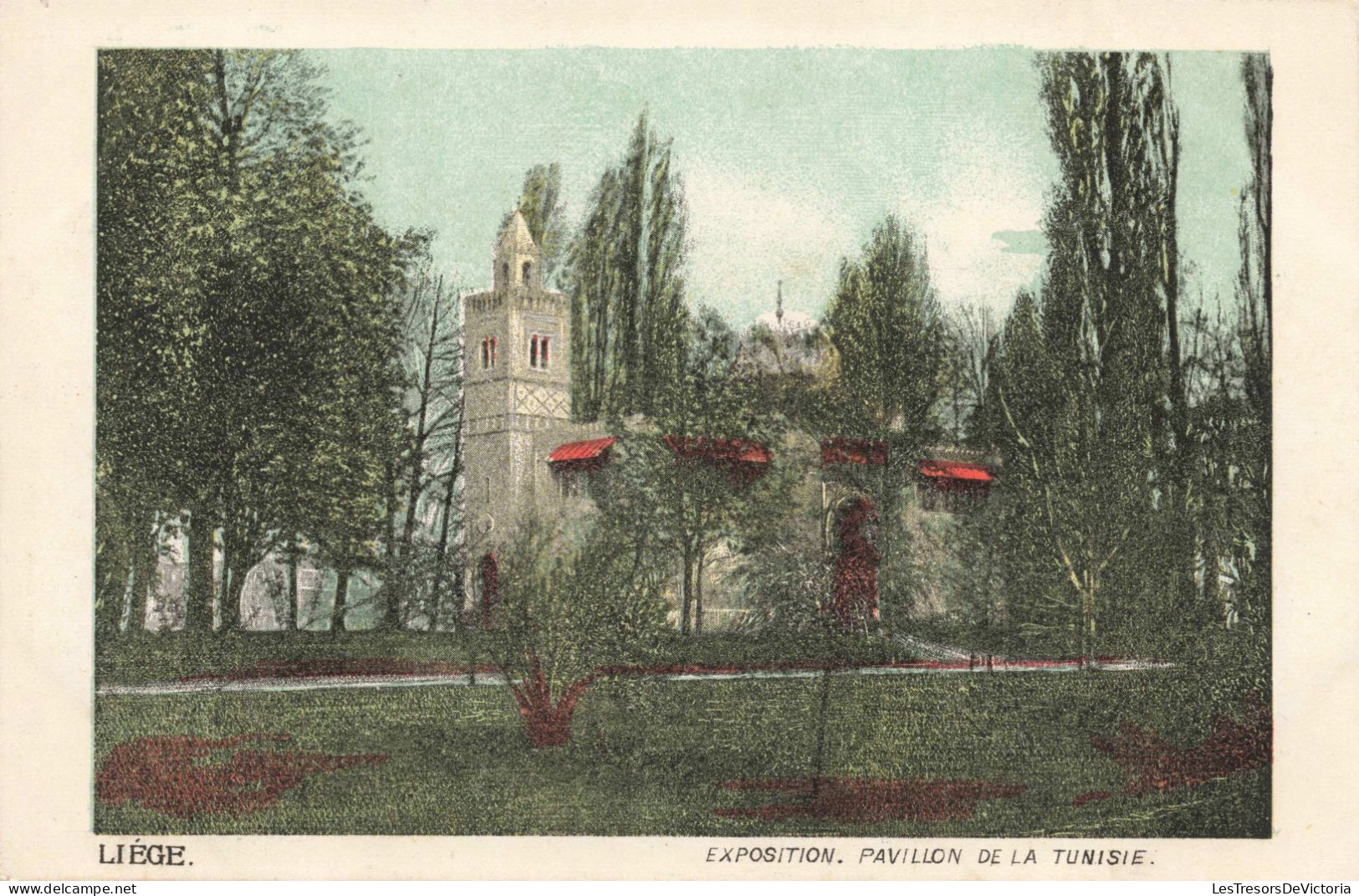 BELGIQUE - Liège - Exposition - Pavillon De La Belgique - Colorisé - Carte Postale Ancienne - Liege