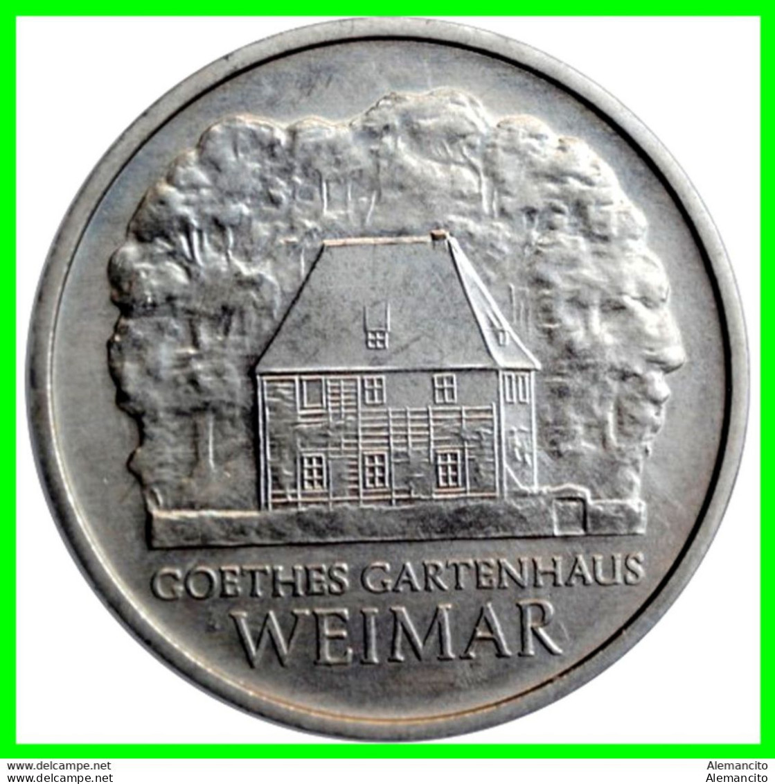 ( GERMANY DDR ) REPUBLICA DEMOCRATICA DE ALEMANIA  MONEDA DE 5-DM AÑO 1982 -KM-86 WARTBUTG CASTLE - 5 Marcos