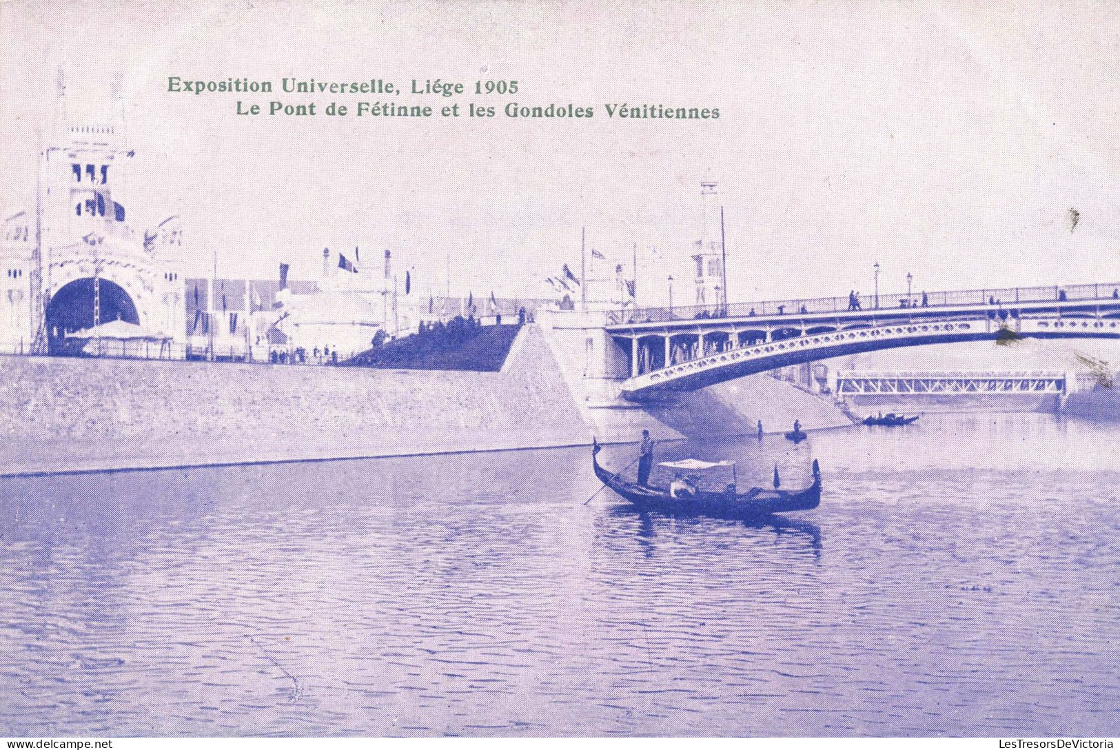 BELGIQUE - Liège - Le Pont Des Fétinne Et Les Gondoles Vénitiennes - Carte Postale Ancienne - Liege