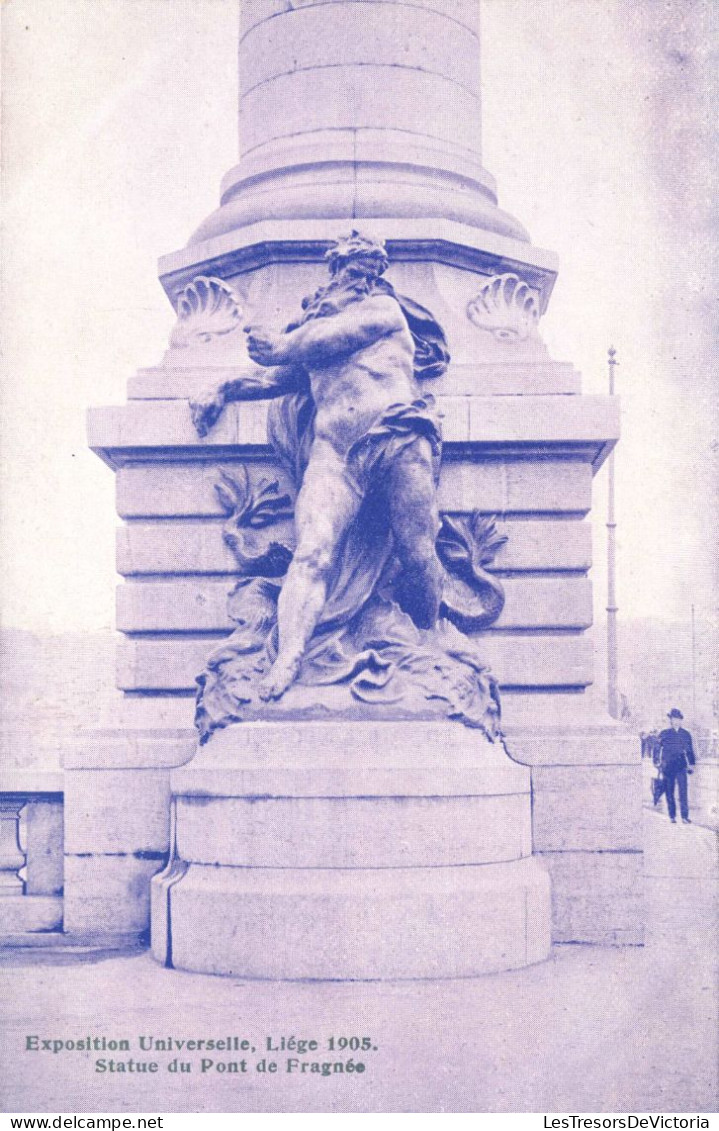 BELGIQUE - Liège - Statue Du Pont De Fragnée - Carte Postale Ancienne - Liege