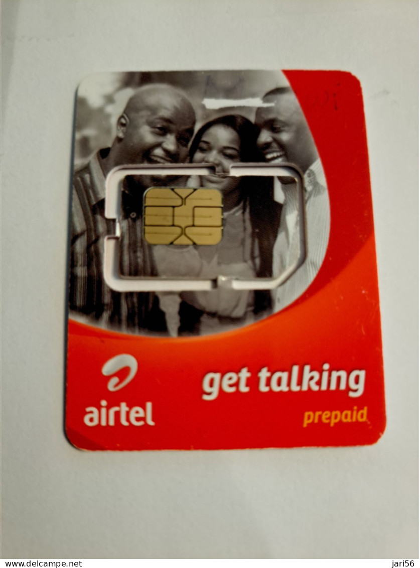 MALAWI/ GSM/ SIM CARD/ AIRTEL /GET TALKING/ CHIP REPLACED / USED    ** 15569*** - Malawi