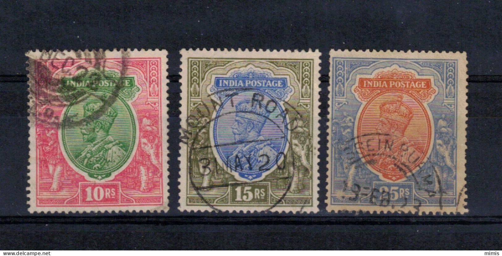 INDE   1911   N° 94-95-96     Oblitéré - 1902-11 King Edward VII