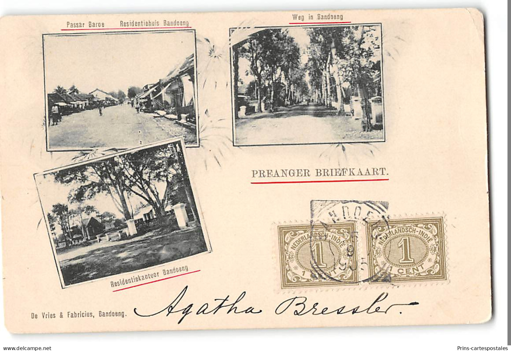 CPA Indonésie Preanger Briefkaart - Indonesië