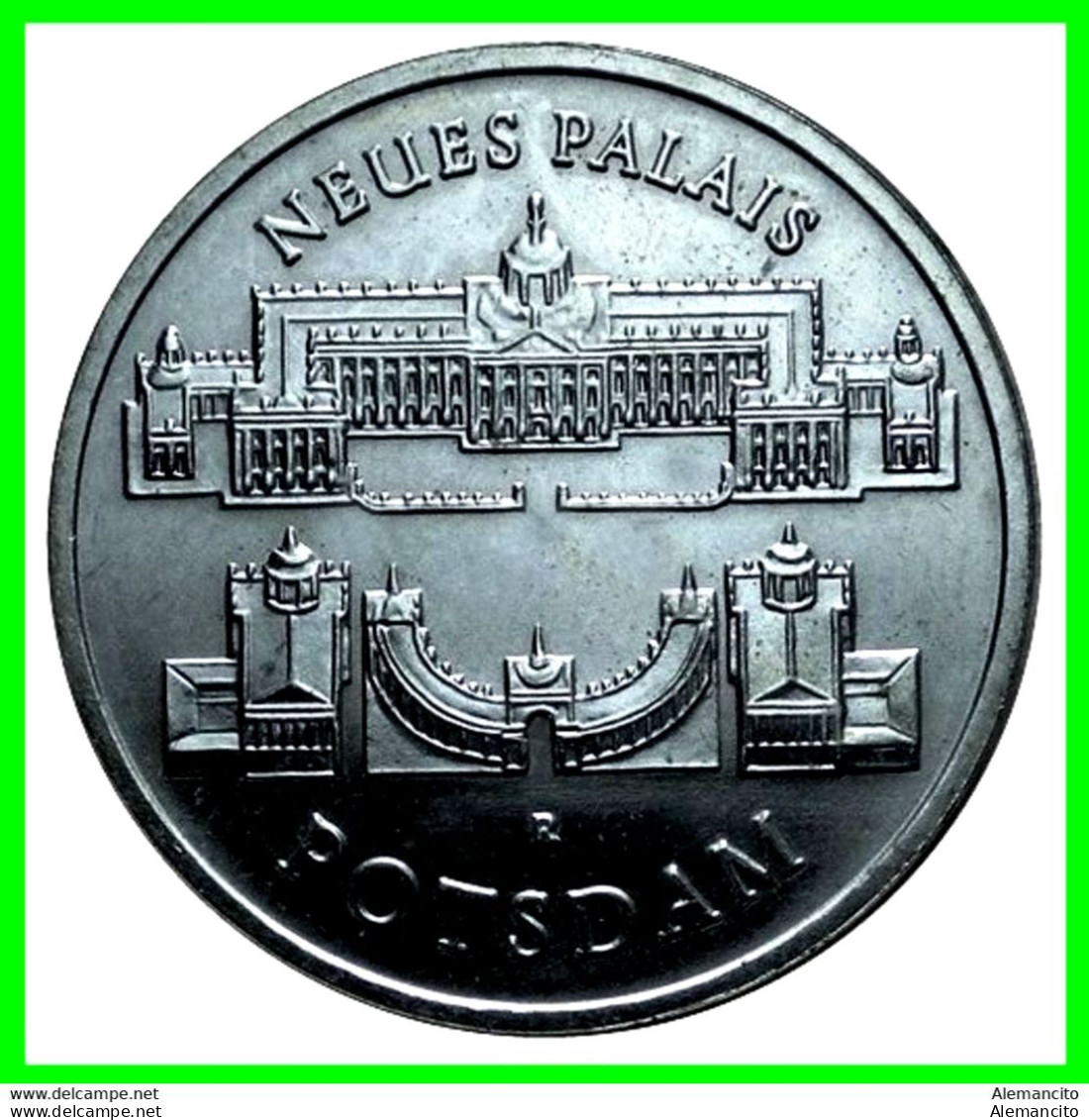 ( GERMANY DDR ) REPUBLICA DEMOCRATICA DE ALEMANIA MONEDA DE 5-DM AÑO 1986 (POTSDAM PALACE BUILDINGS ) - 5 Marcos