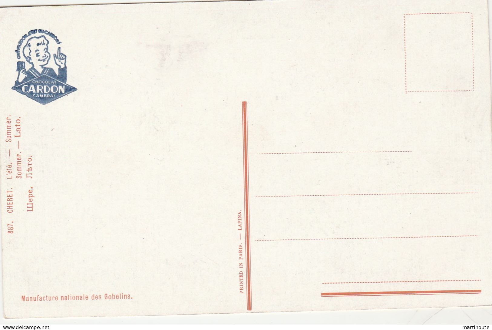 -CPA - 03 - Carte De CHERET N° 887 , L'été -  078 - Chéret