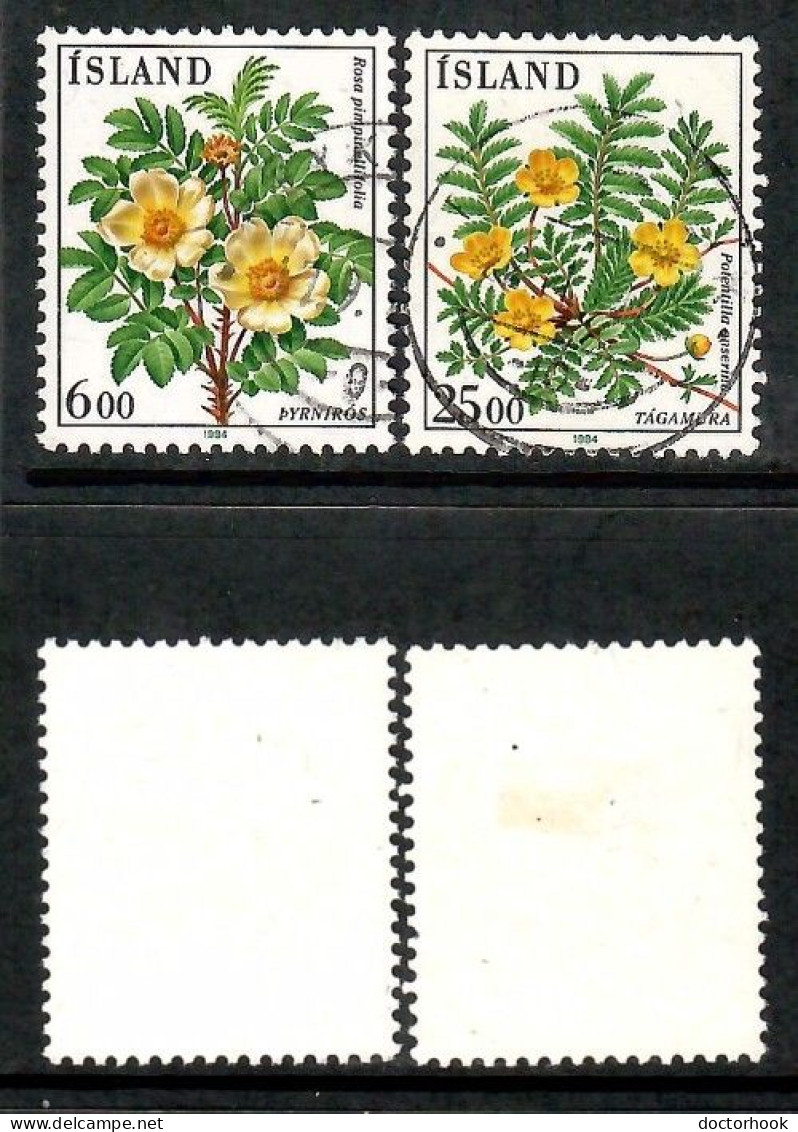 ICELAND   Scott # 586-7 USED (CONDITION AS PER SCAN) (Stamp Scan # 993-1) - Gebraucht