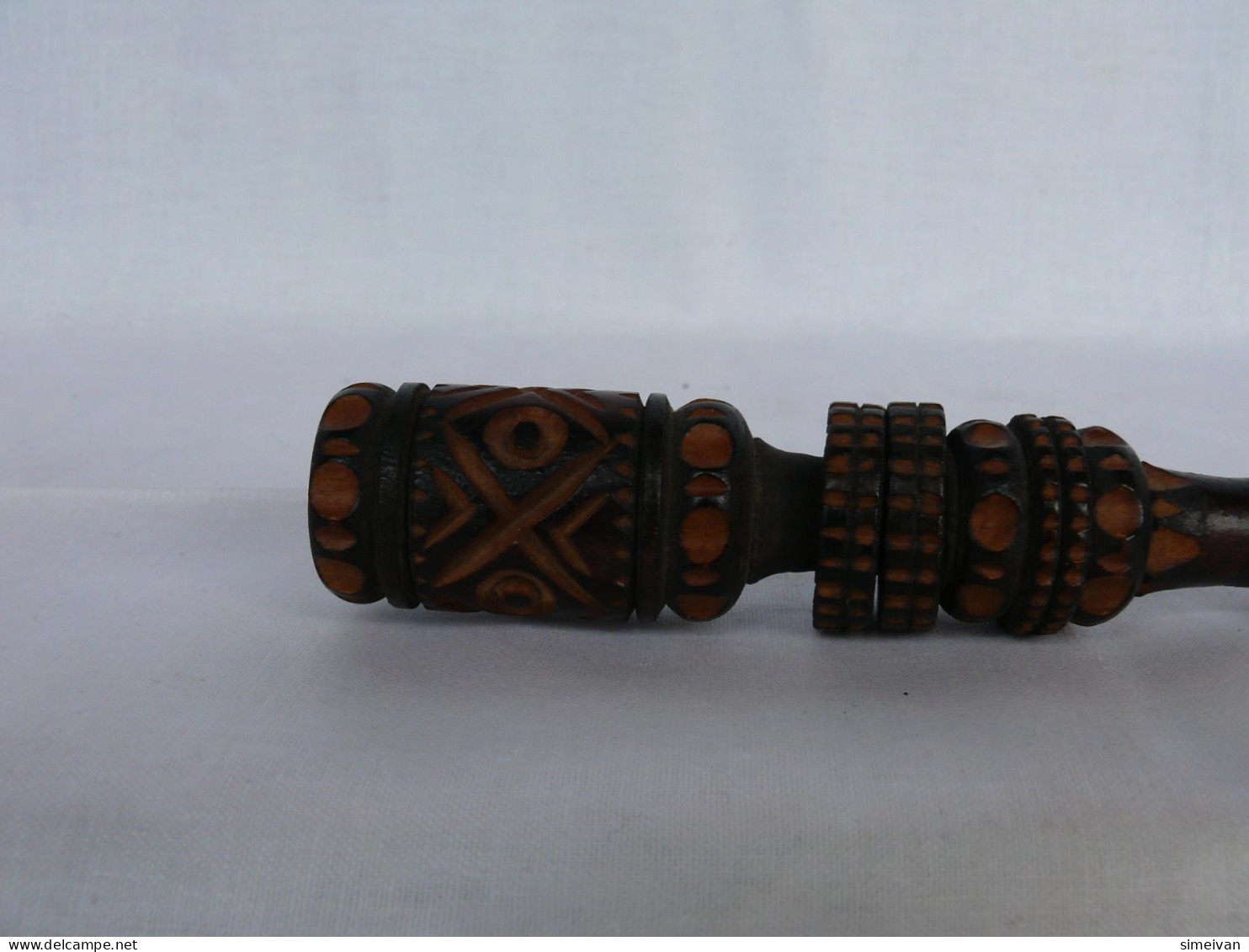 Vintage Wooden Carved Cigar Holder #2001 - Sigarettenhouders